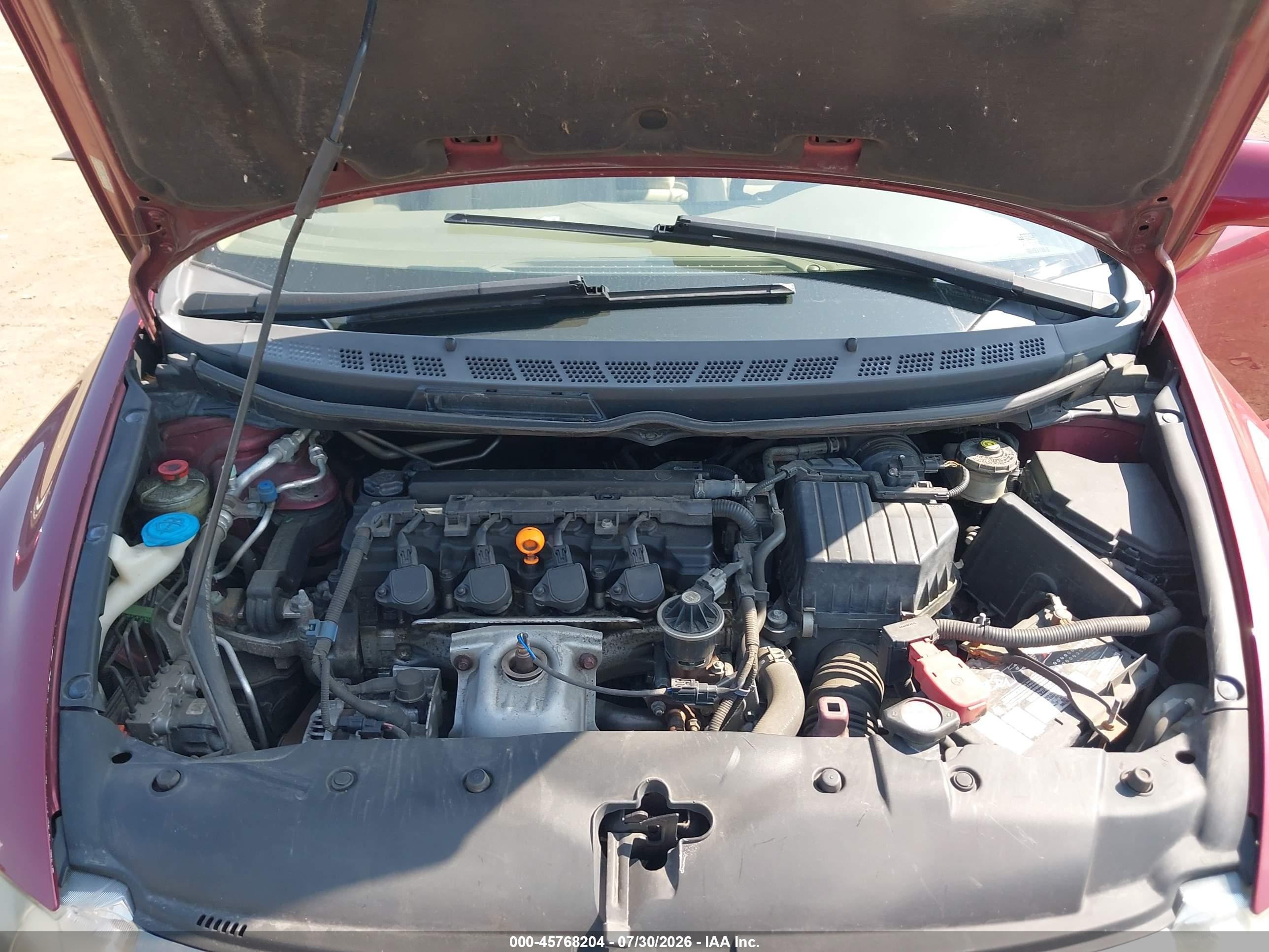 2006 Honda Civic Ex Красный vin: 1HGFA16826L074202