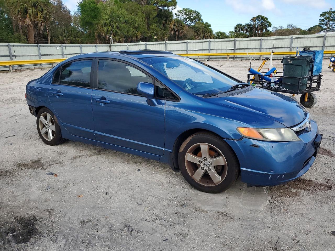 2006 Honda Civic Ex Blue vin: 1HGFA16826L077231