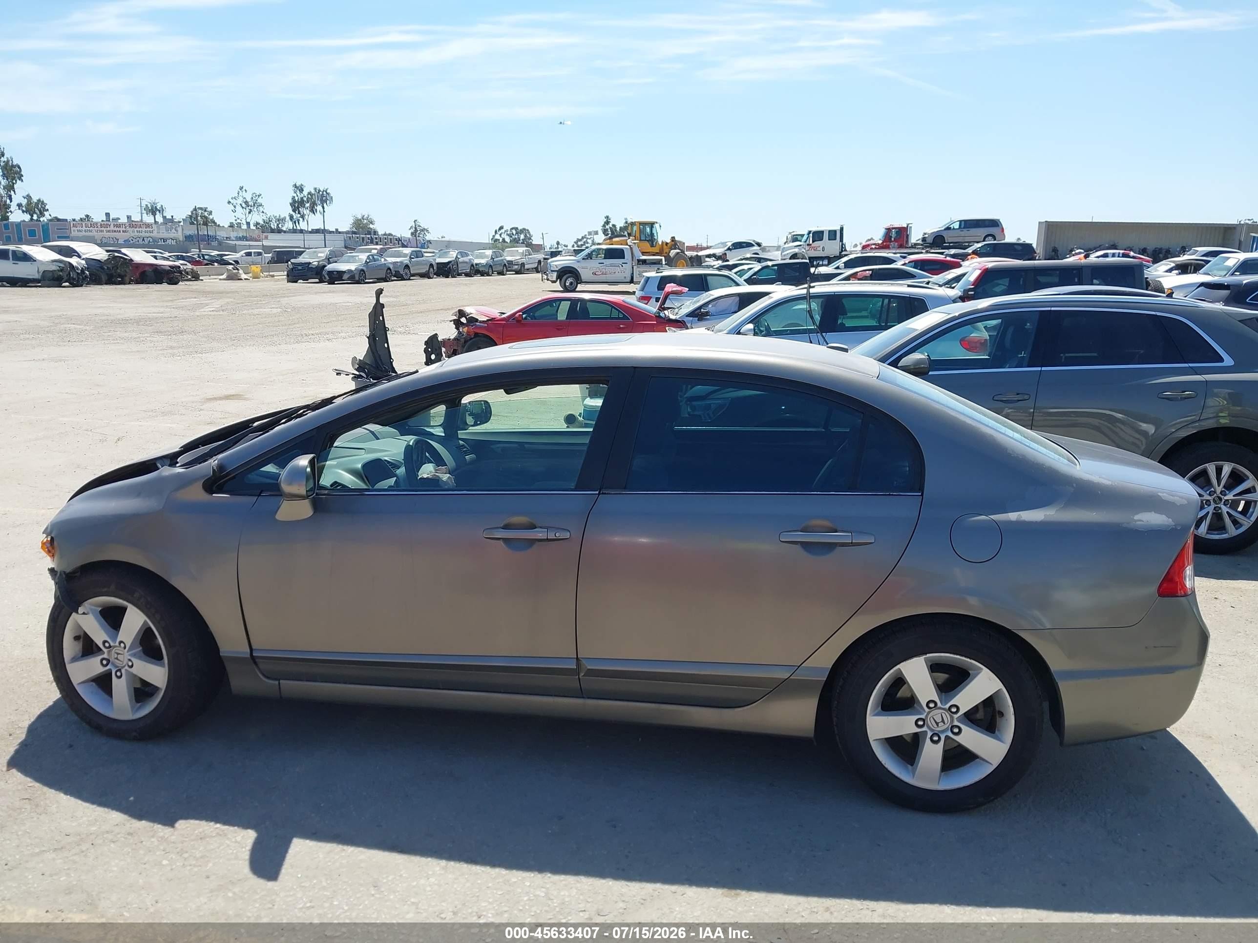 2007 Honda Civic Ex Brown vin: 1HGFA16827L015359