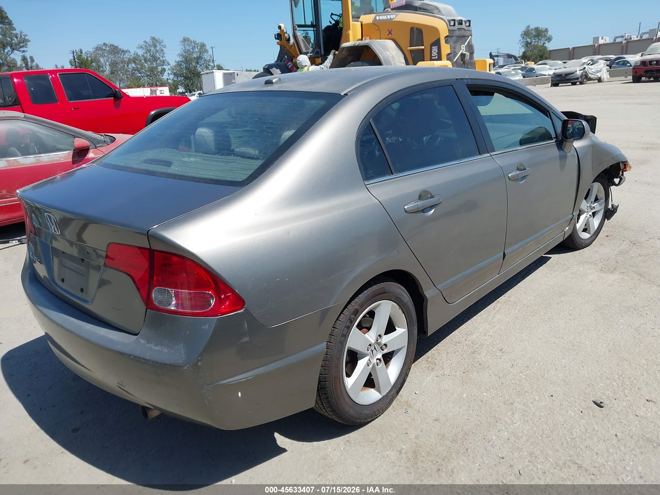 2007 Honda Civic Ex Brown vin: 1HGFA16827L015359
