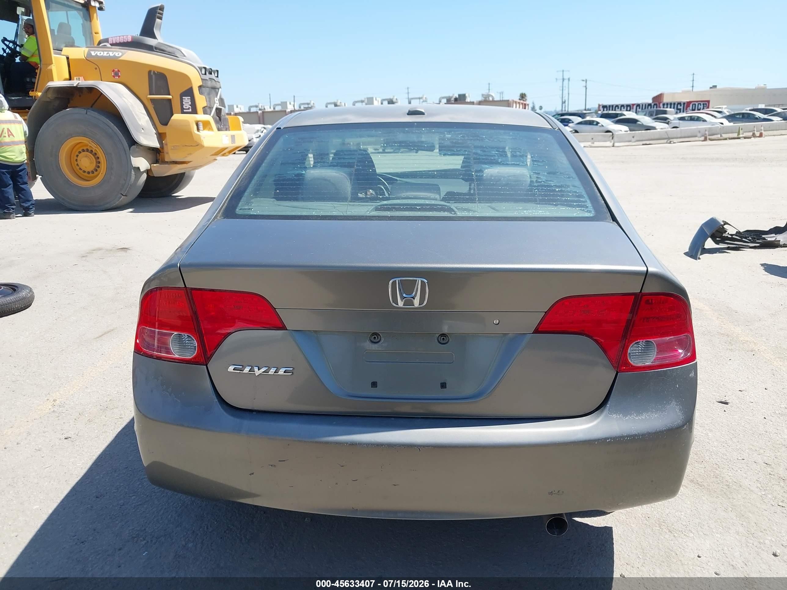 2007 Honda Civic Ex Brown vin: 1HGFA16827L015359