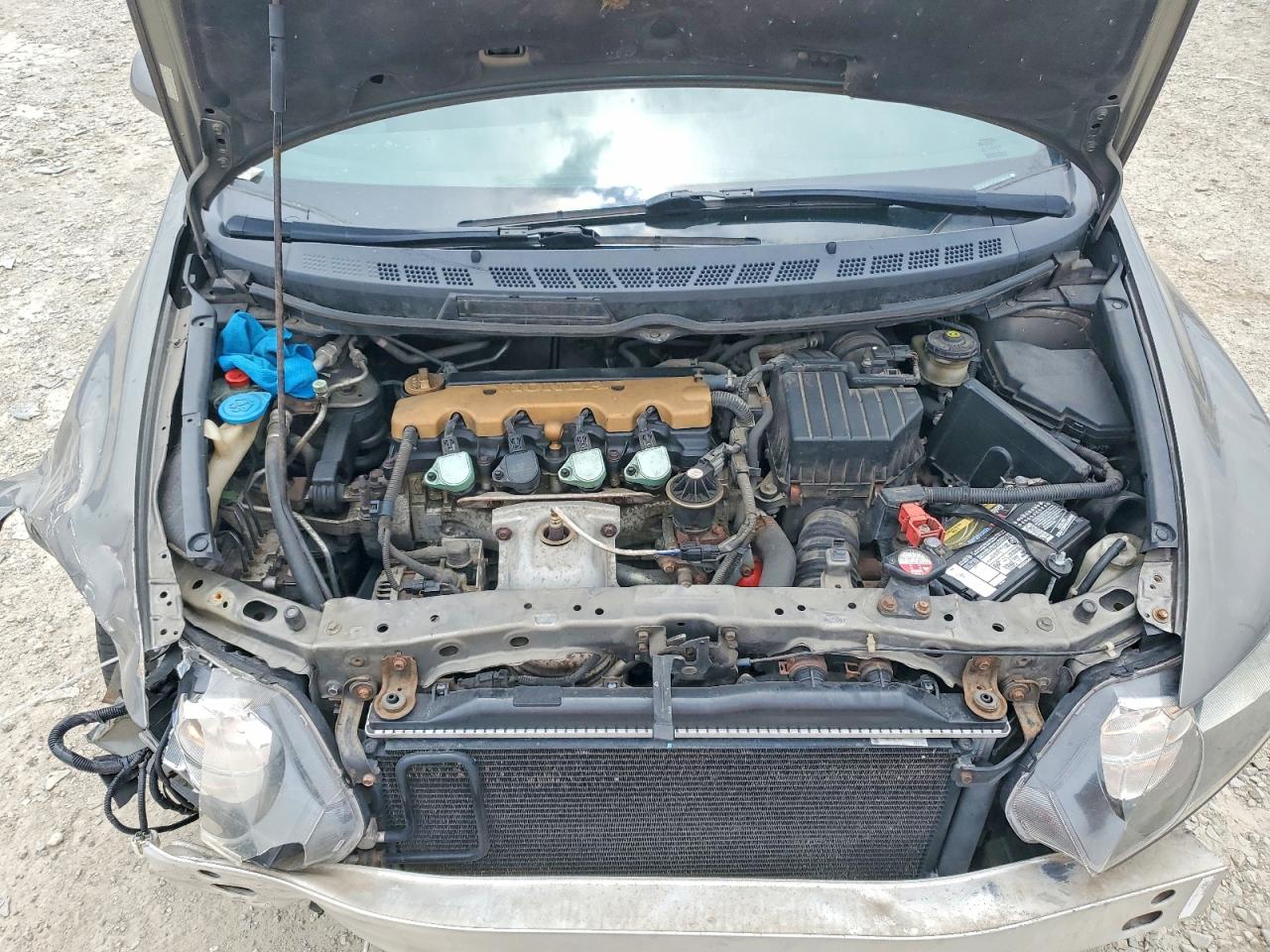 2007 Honda Civic Ex Gray vin: 1HGFA16827L033599