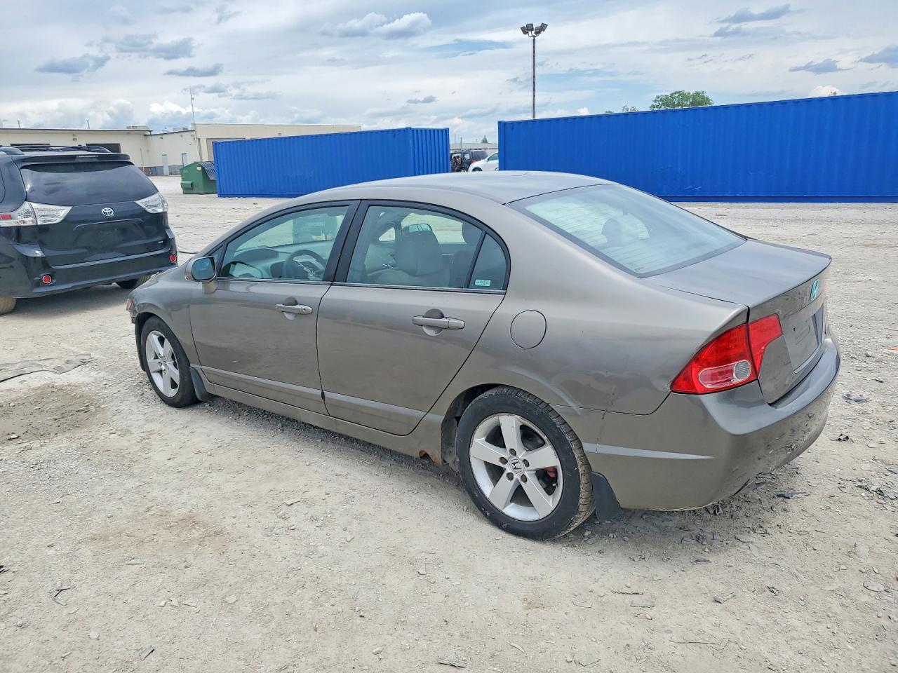 2007 Honda Civic Ex Gray vin: 1HGFA16827L033599