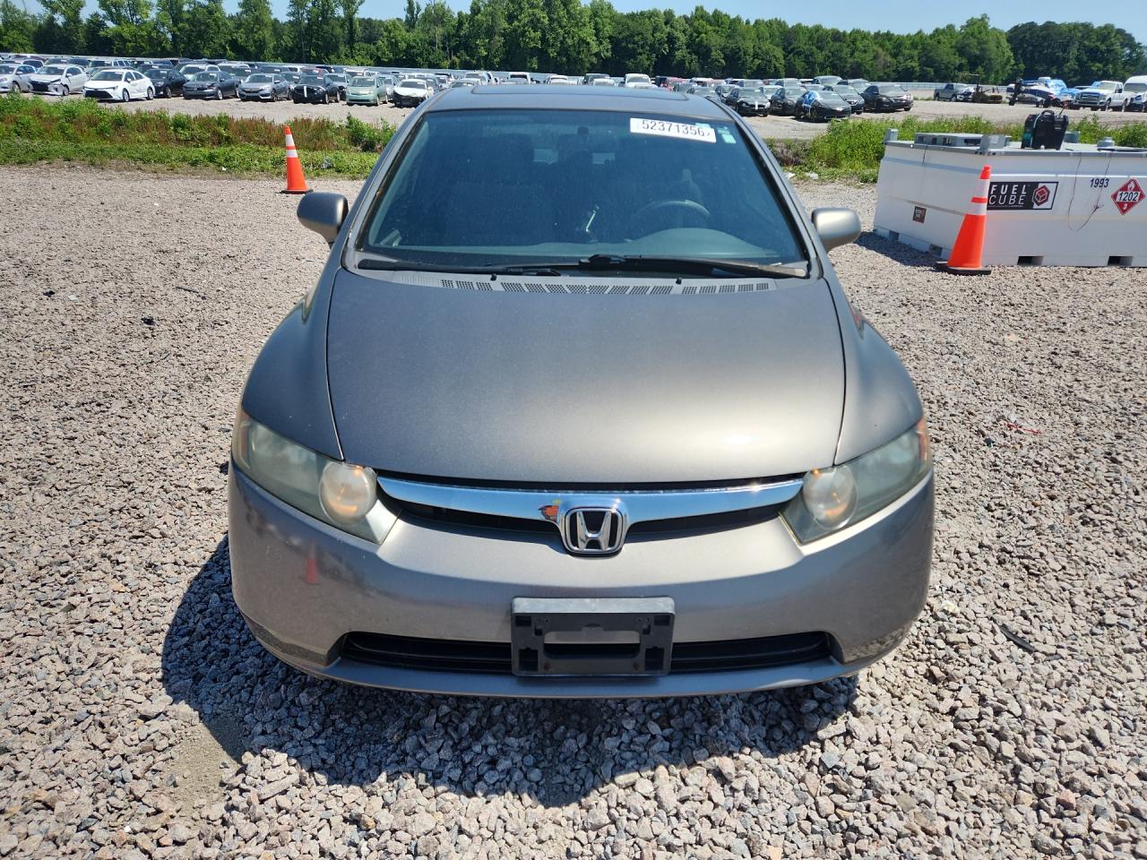 2007 Honda Civic Ex Gray vin: 1HGFA16827L034624