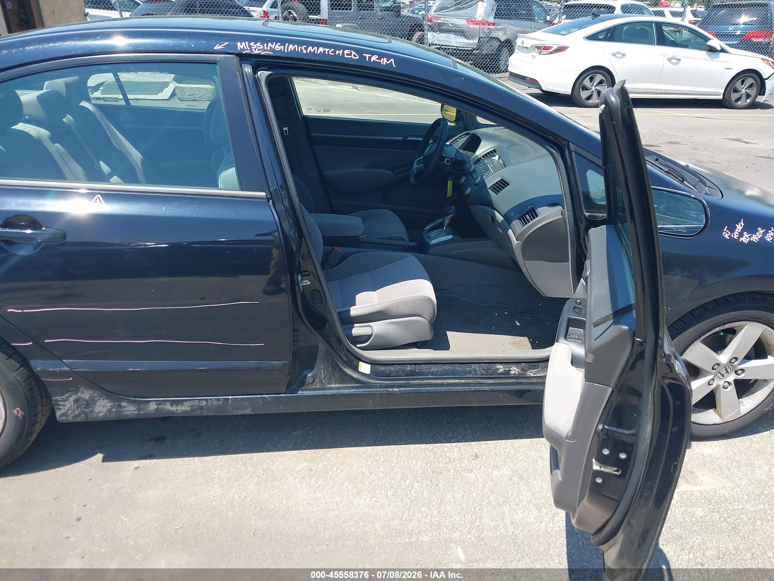 2007 Honda Civic Ex Black vin: 1HGFA16827L045302