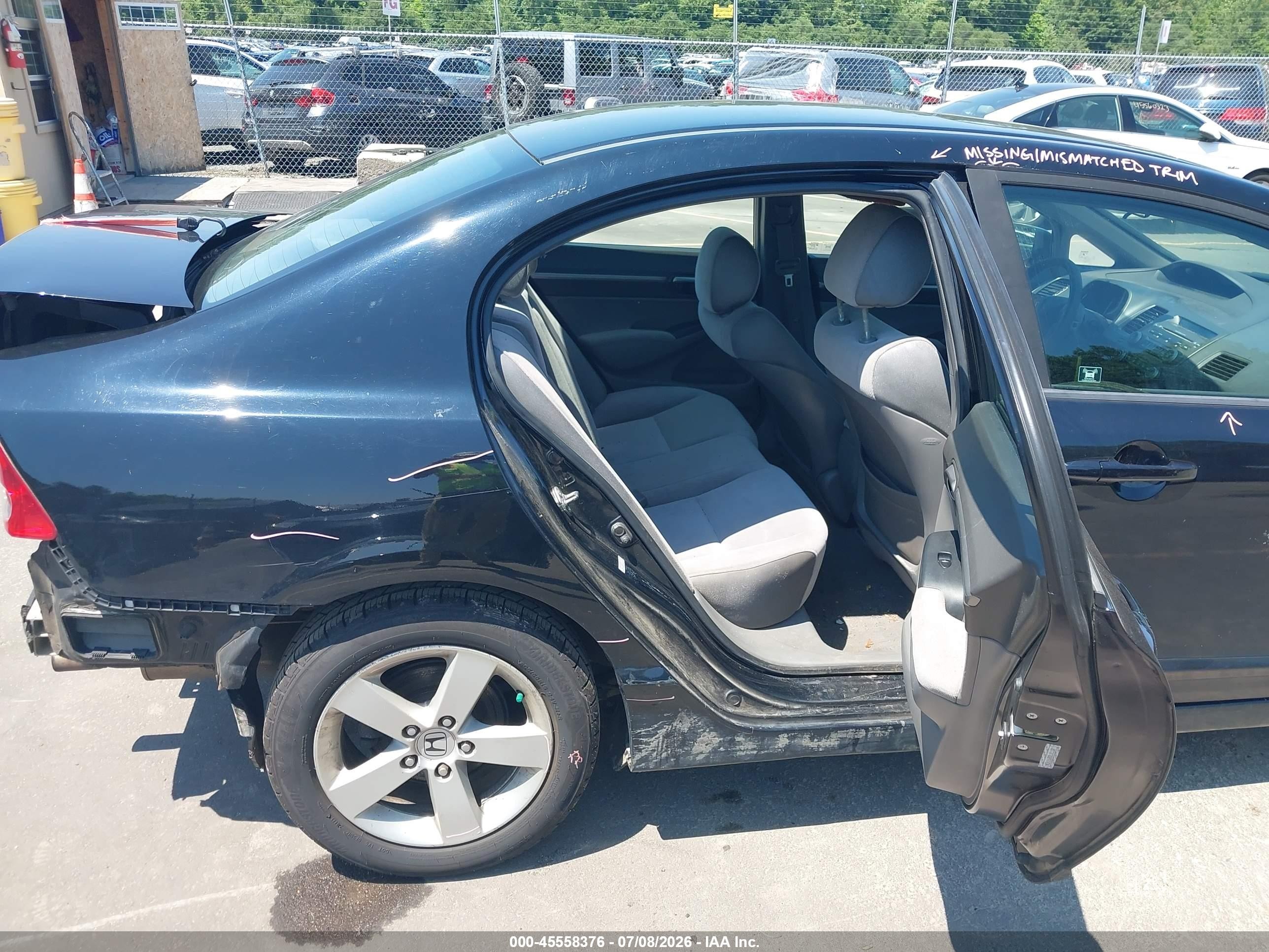 2007 Honda Civic Ex Black vin: 1HGFA16827L045302