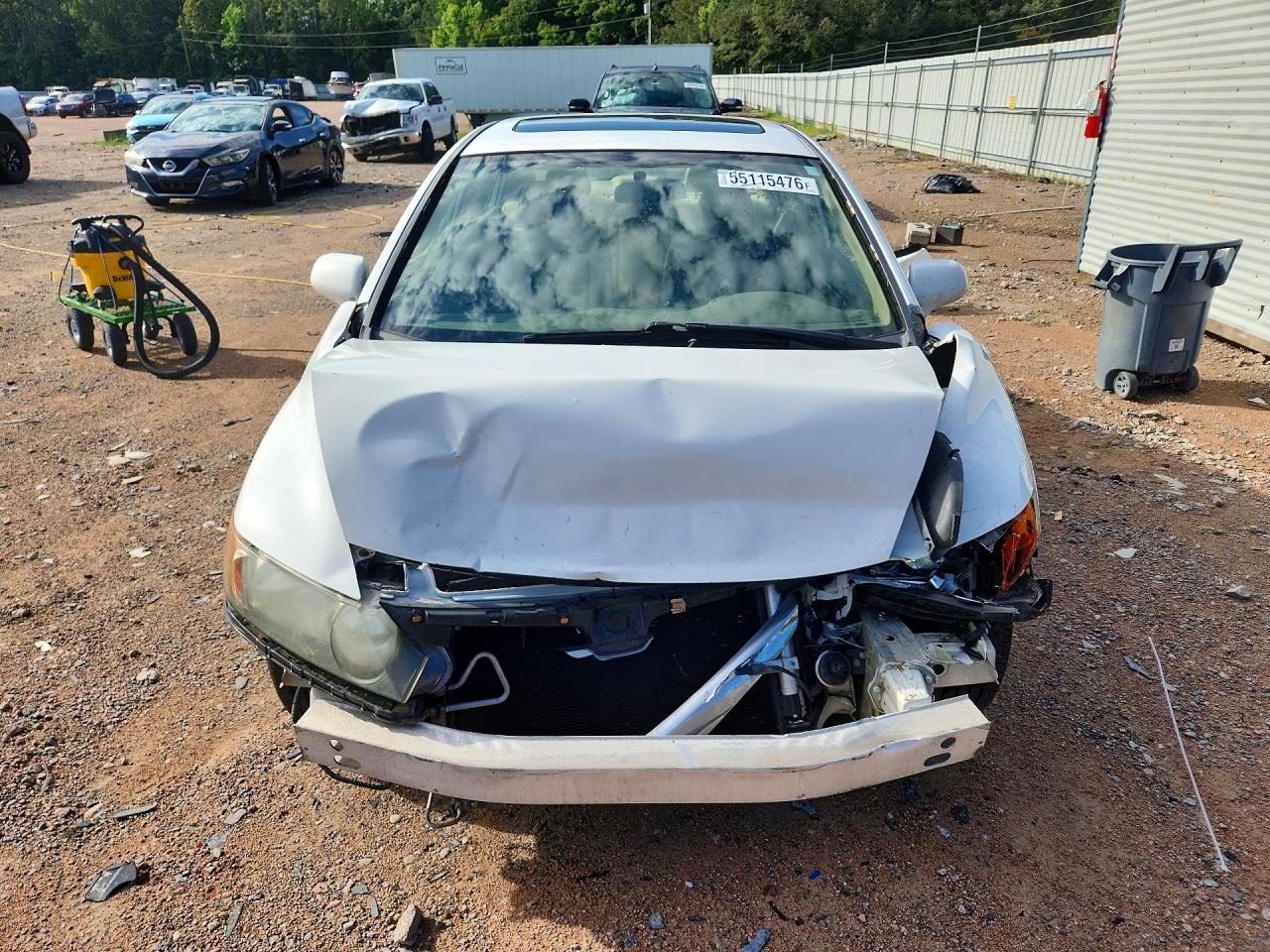 2007 Honda Civic Ex White vin: 1HGFA16827L065310