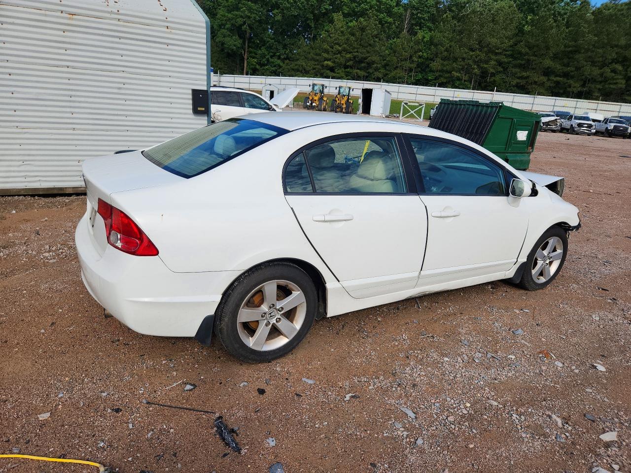2007 Honda Civic Ex White vin: 1HGFA16827L065310