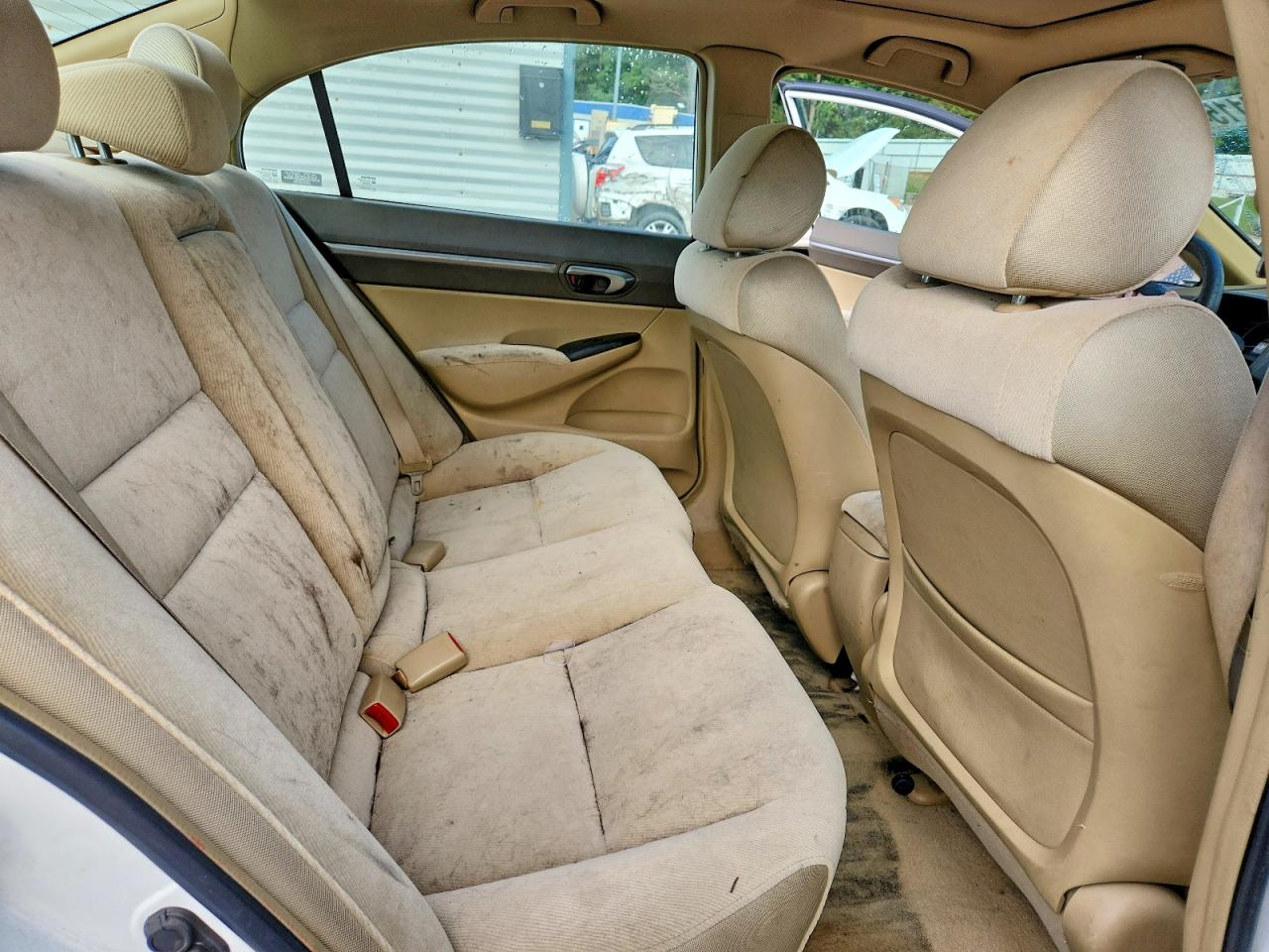 2007 Honda Civic Ex White vin: 1HGFA16827L065310