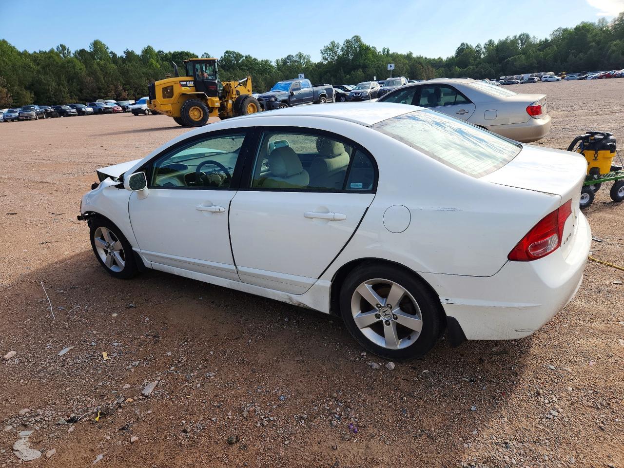 2007 Honda Civic Ex White vin: 1HGFA16827L065310