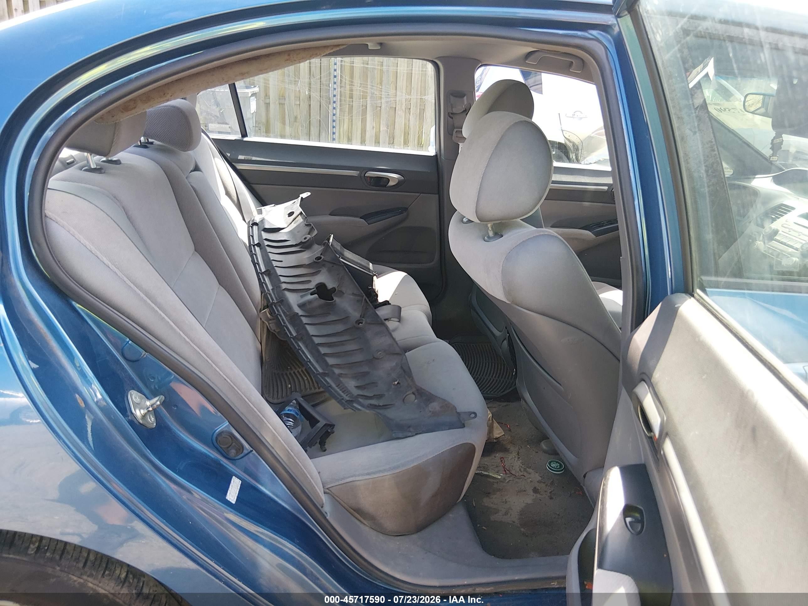 2007 Honda Civic Ex Blue vin: 1HGFA16827L083810