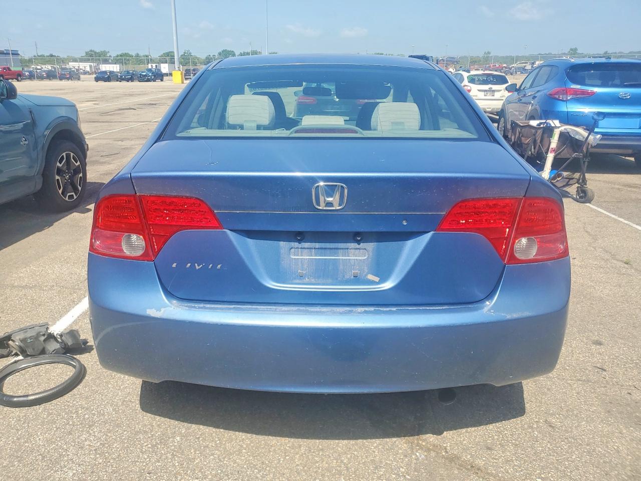 2007 Honda Civic Ex Blue vin: 1HGFA16827L089655
