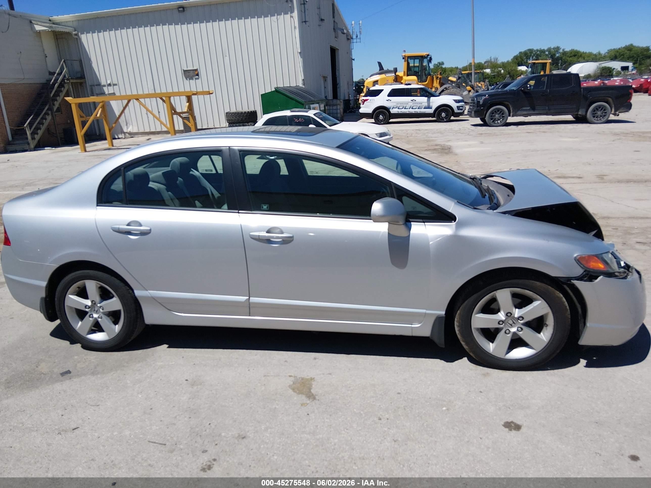 2007 Honda Civic Ex Серебряный vin: 1HGFA16827L108642