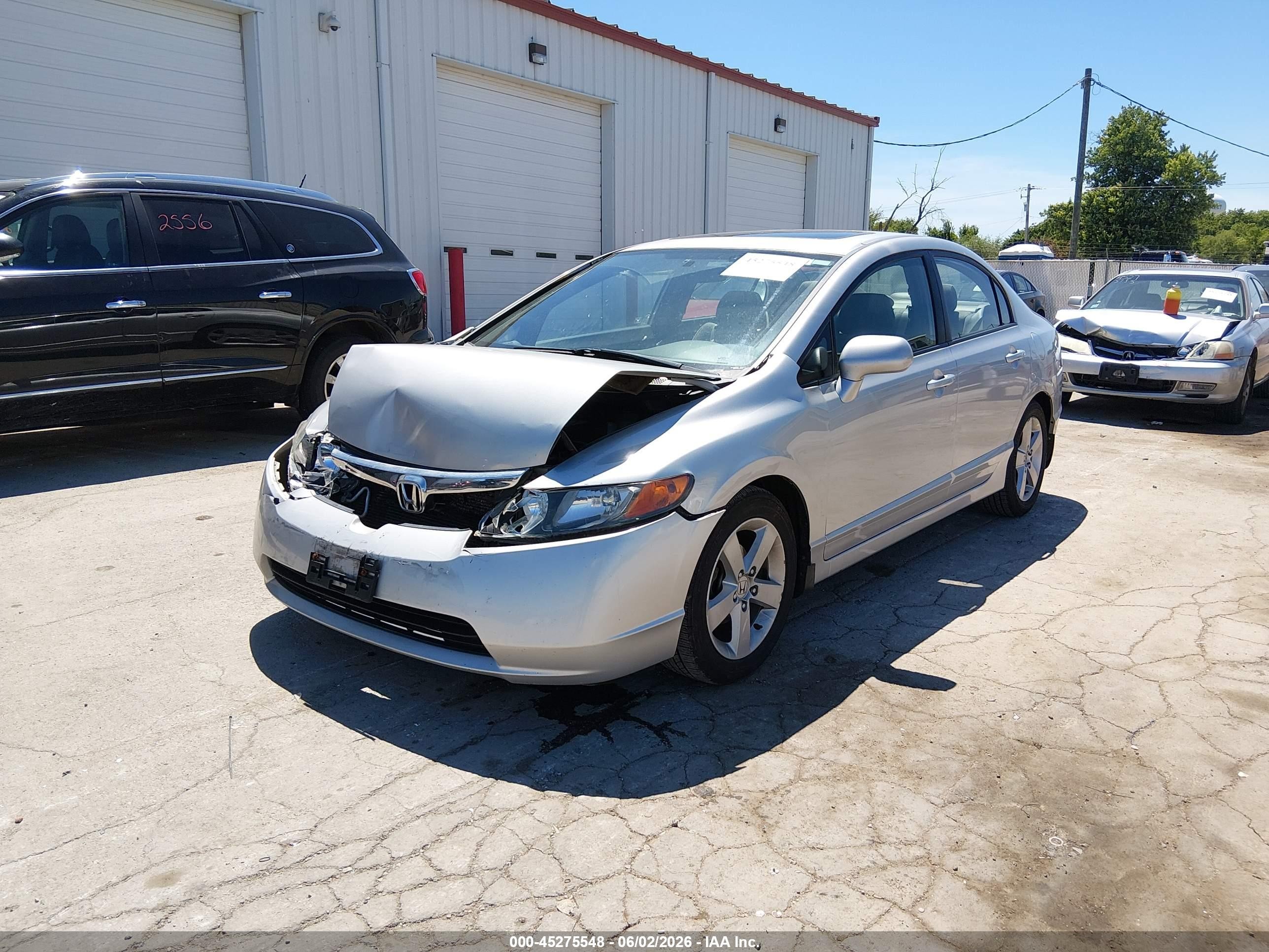 2007 Honda Civic Ex Серебряный vin: 1HGFA16827L108642