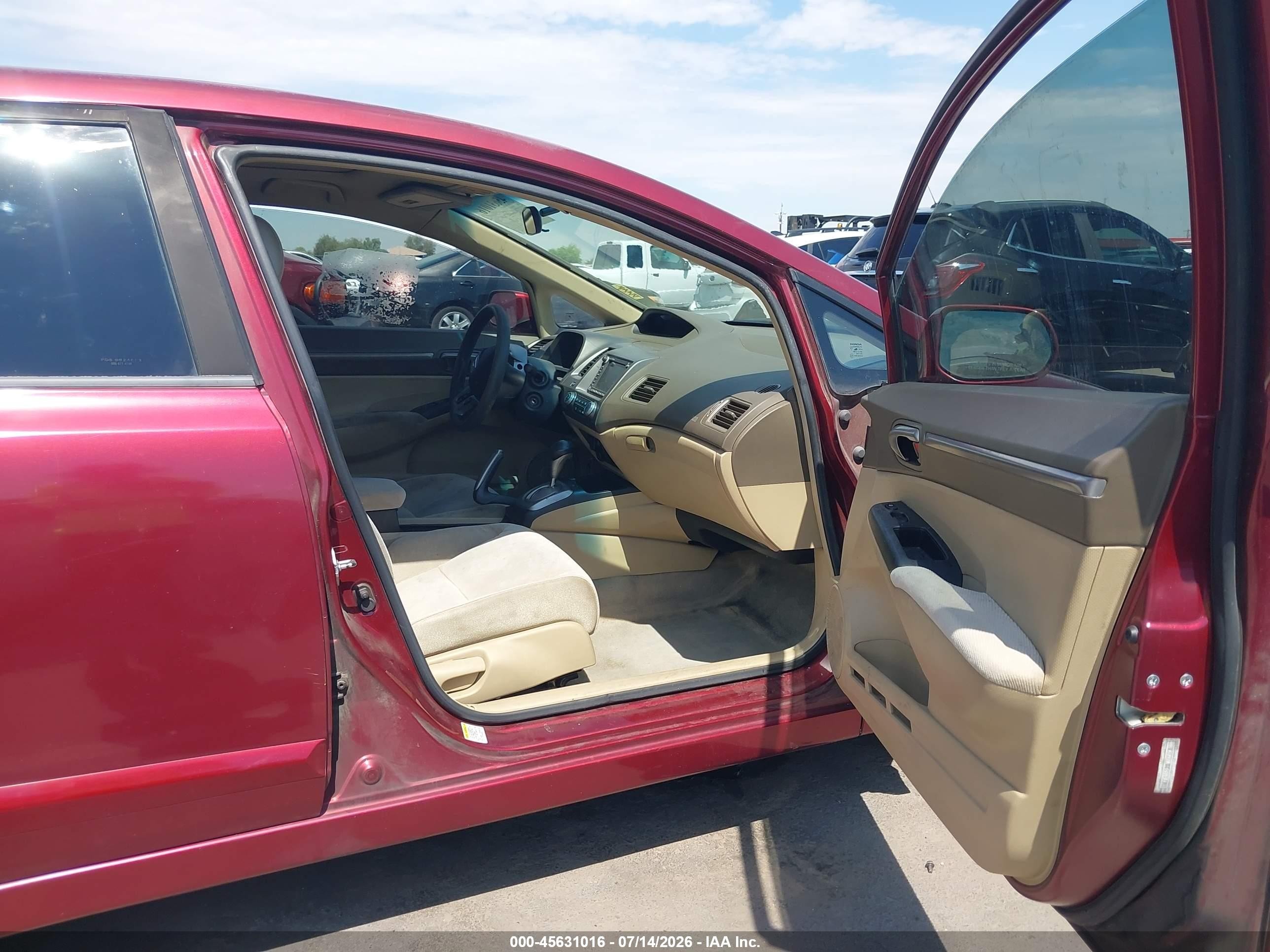 2008 Honda Civic Ex Red vin: 1HGFA16828L005870