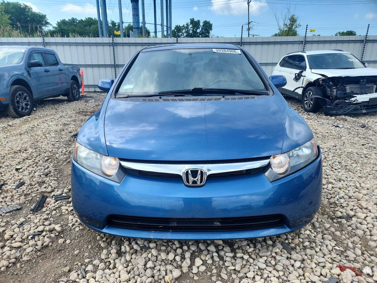 2008 Honda Civic Ex Blue vin: 1HGFA16828L008865