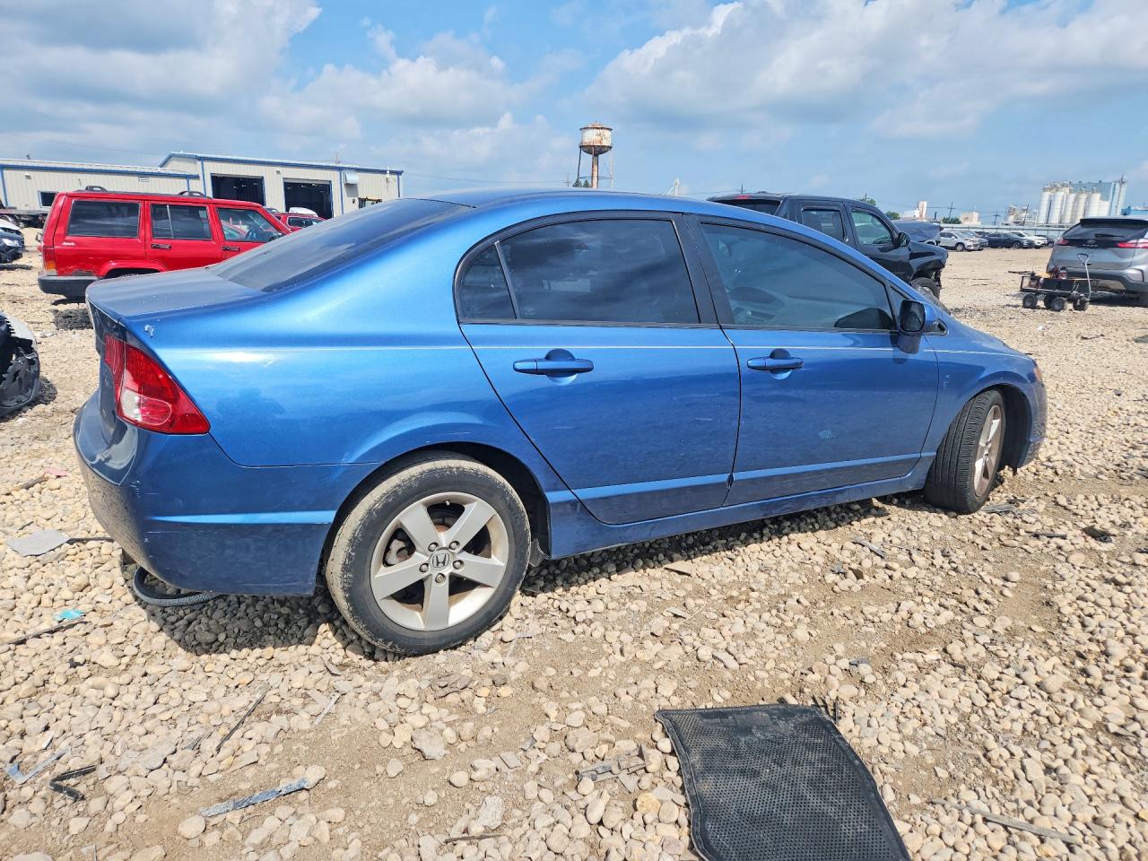 2008 Honda Civic Ex Blue vin: 1HGFA16828L008865