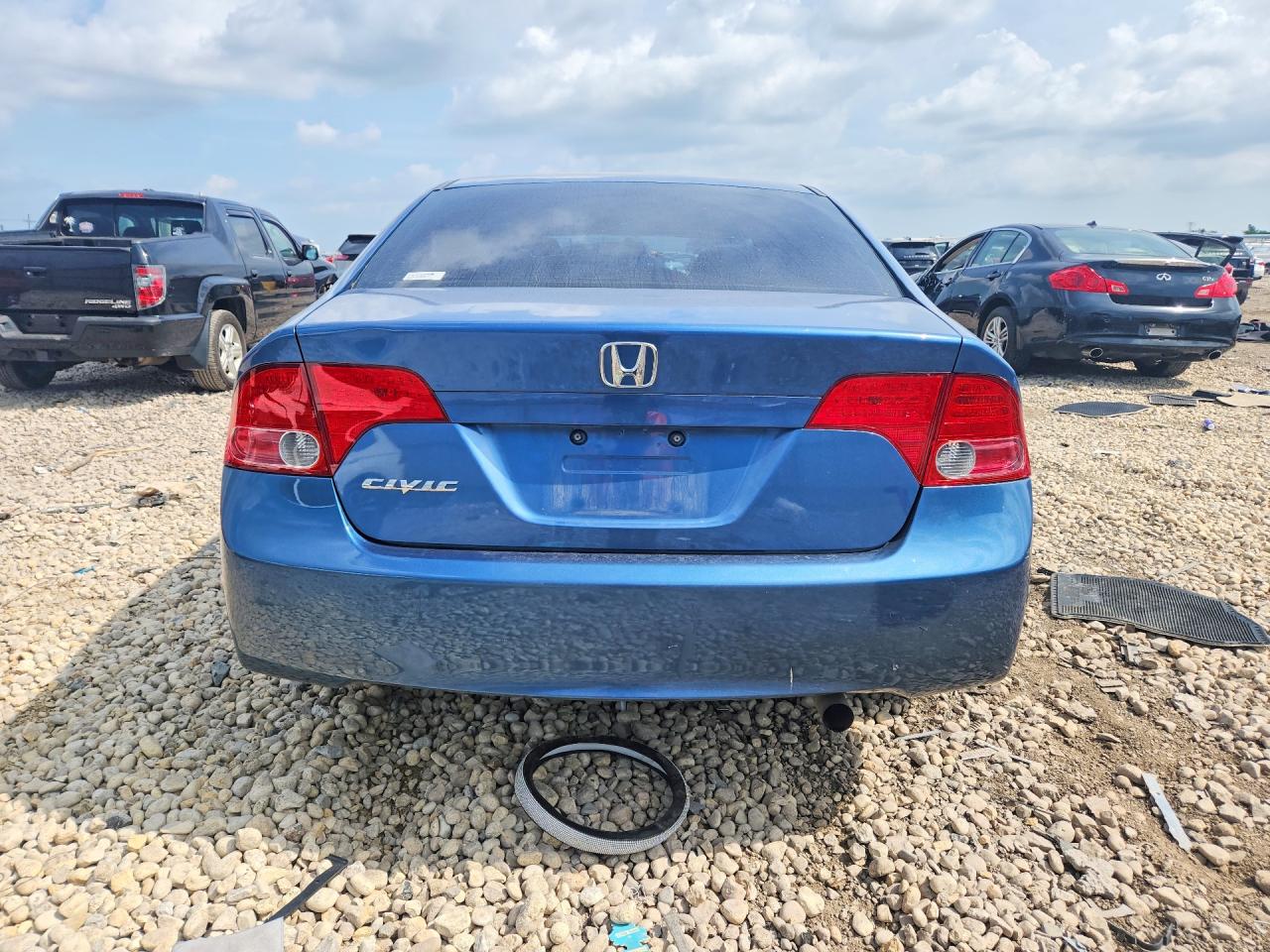 2008 Honda Civic Ex Blue vin: 1HGFA16828L008865