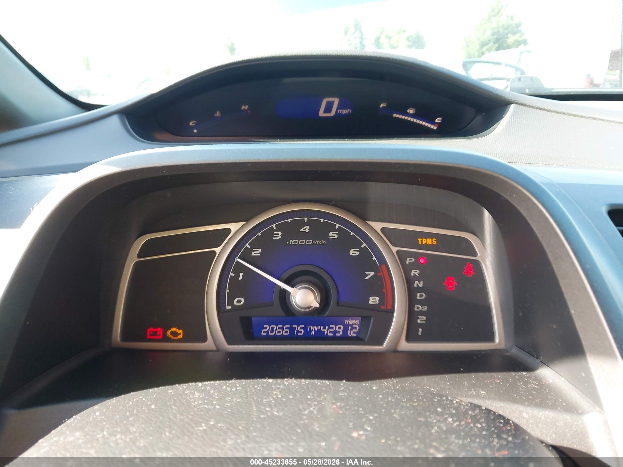 2008 Honda Civic Ex Blue vin: 1HGFA16828L042031