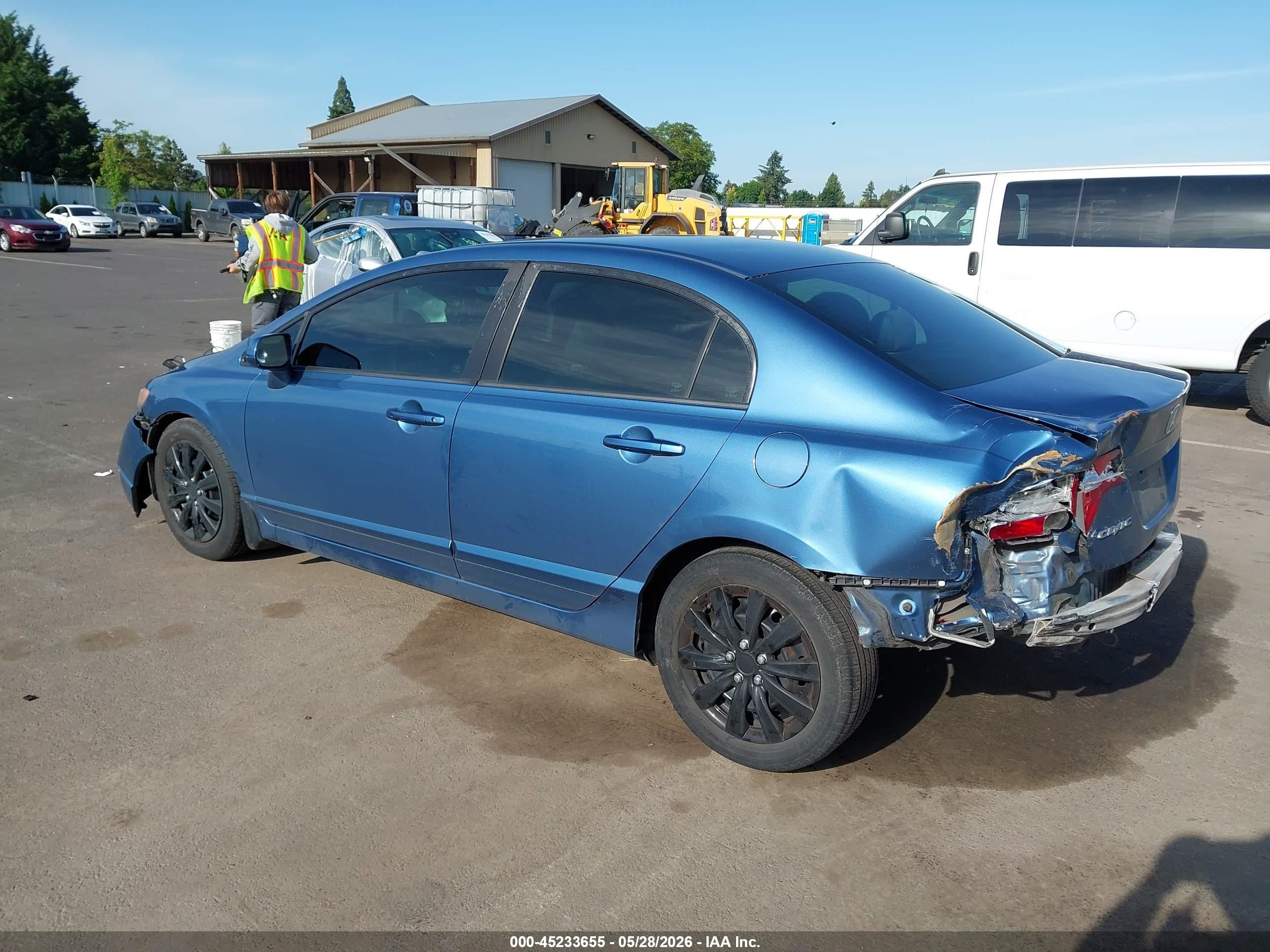2008 Honda Civic Ex Blue vin: 1HGFA16828L042031