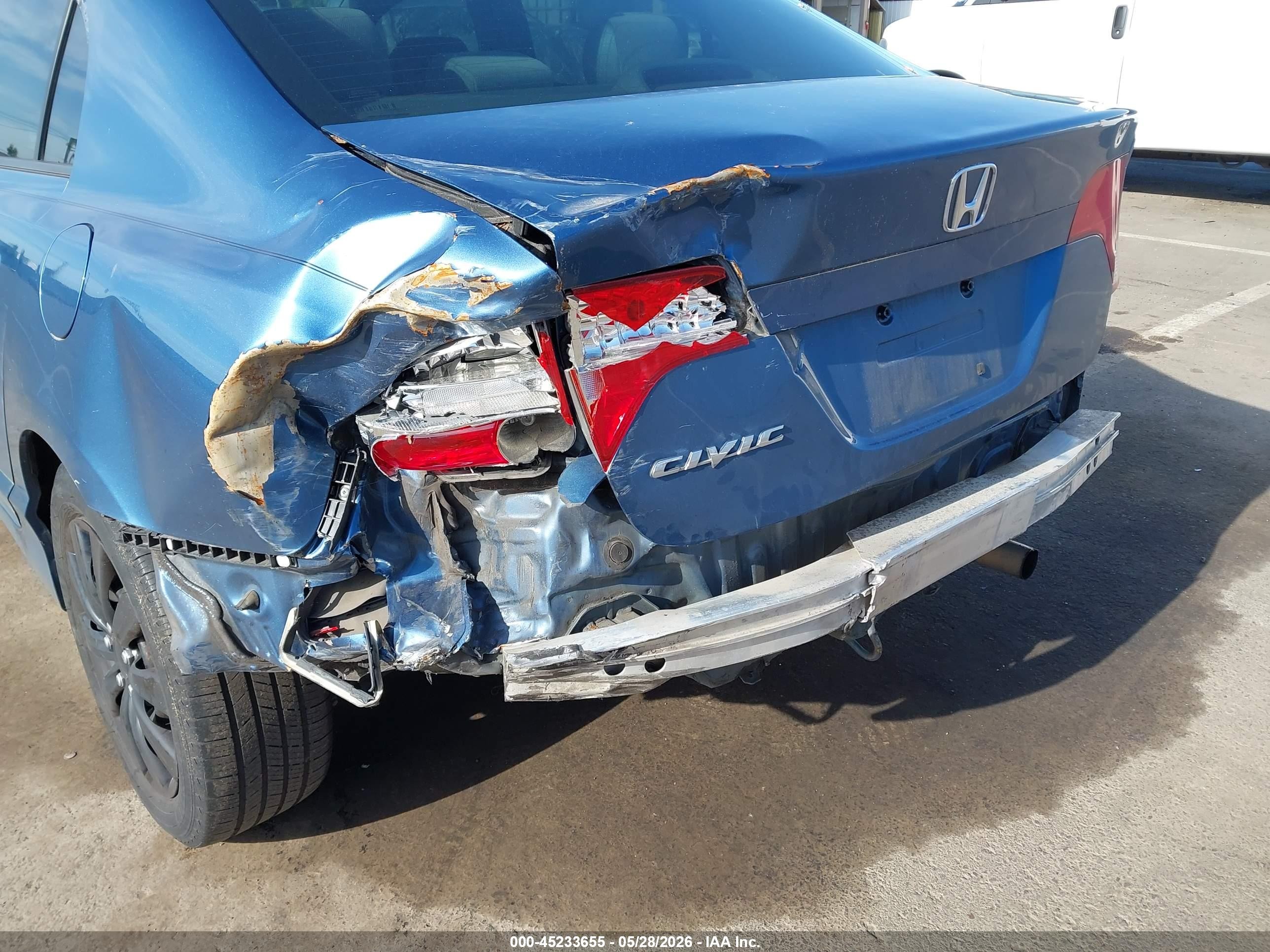 2008 Honda Civic Ex Blue vin: 1HGFA16828L042031