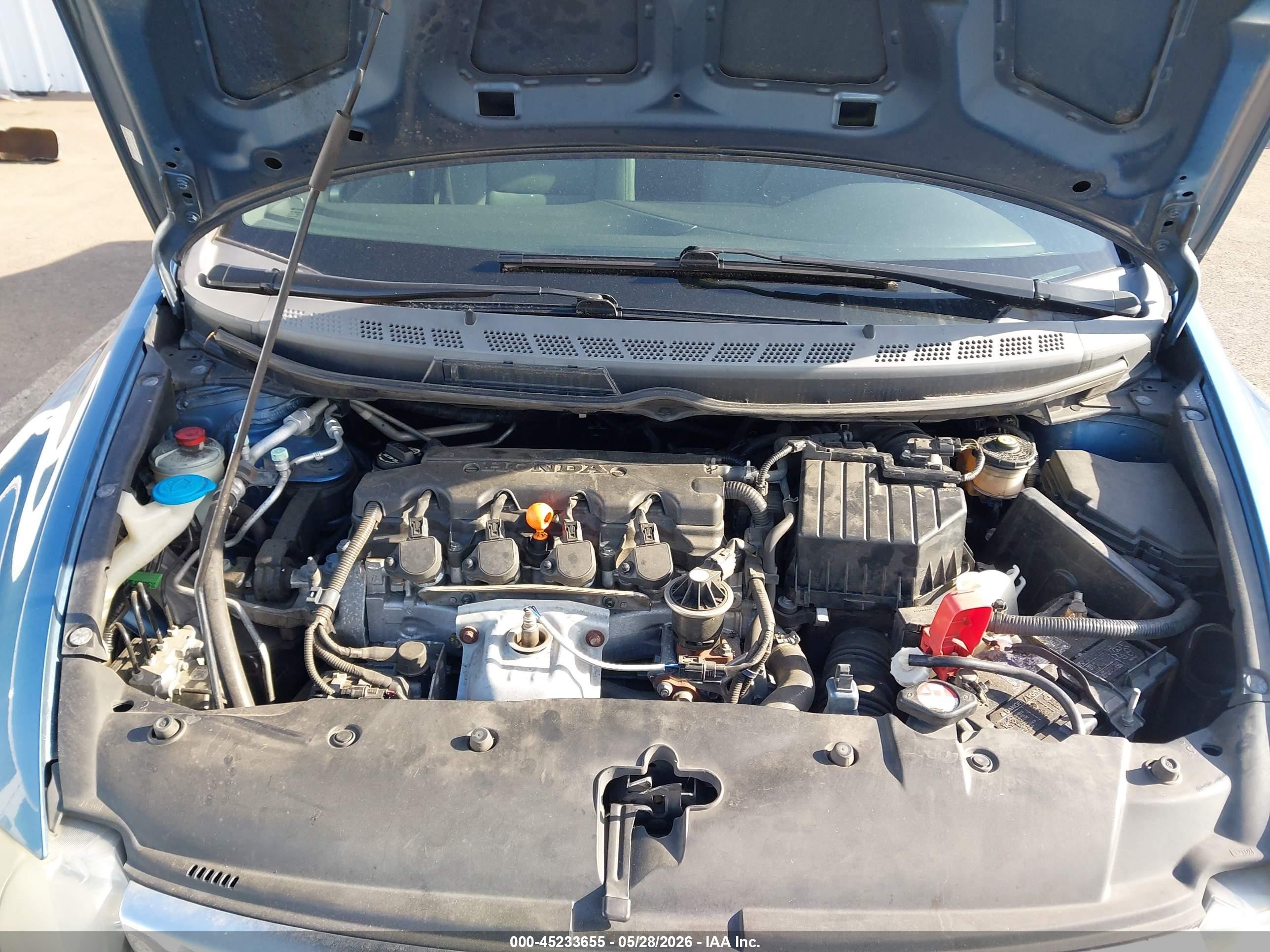 2008 Honda Civic Ex Blue vin: 1HGFA16828L042031