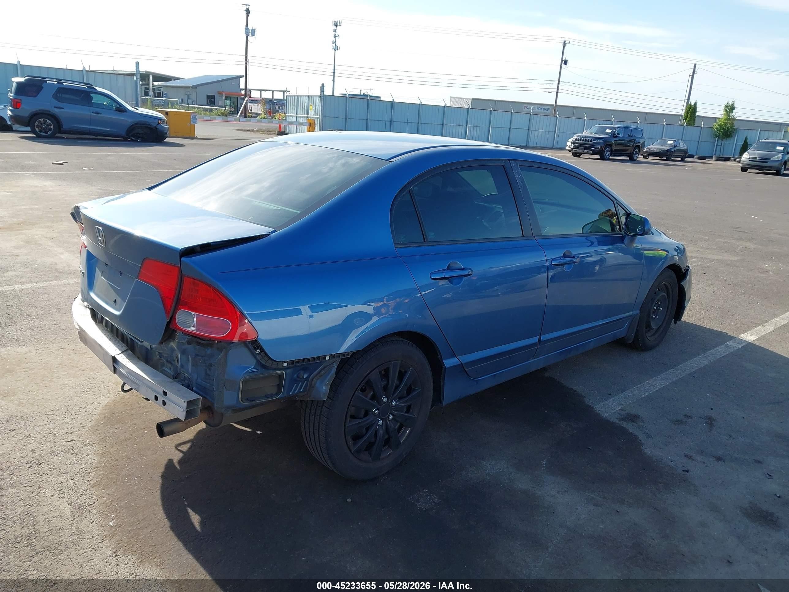 2008 Honda Civic Ex Blue vin: 1HGFA16828L042031