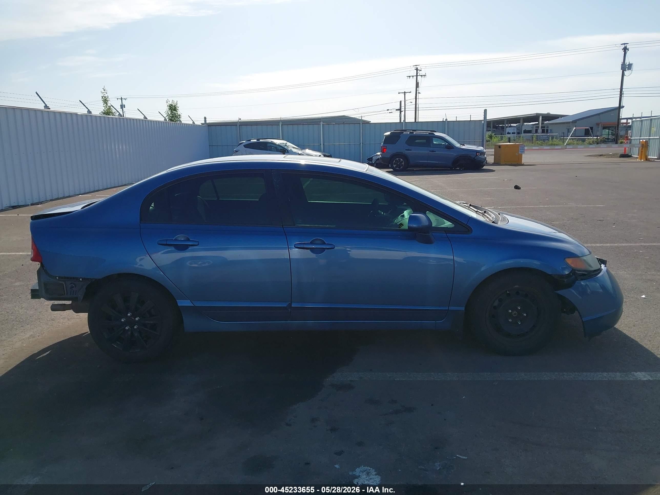 2008 Honda Civic Ex Blue vin: 1HGFA16828L042031