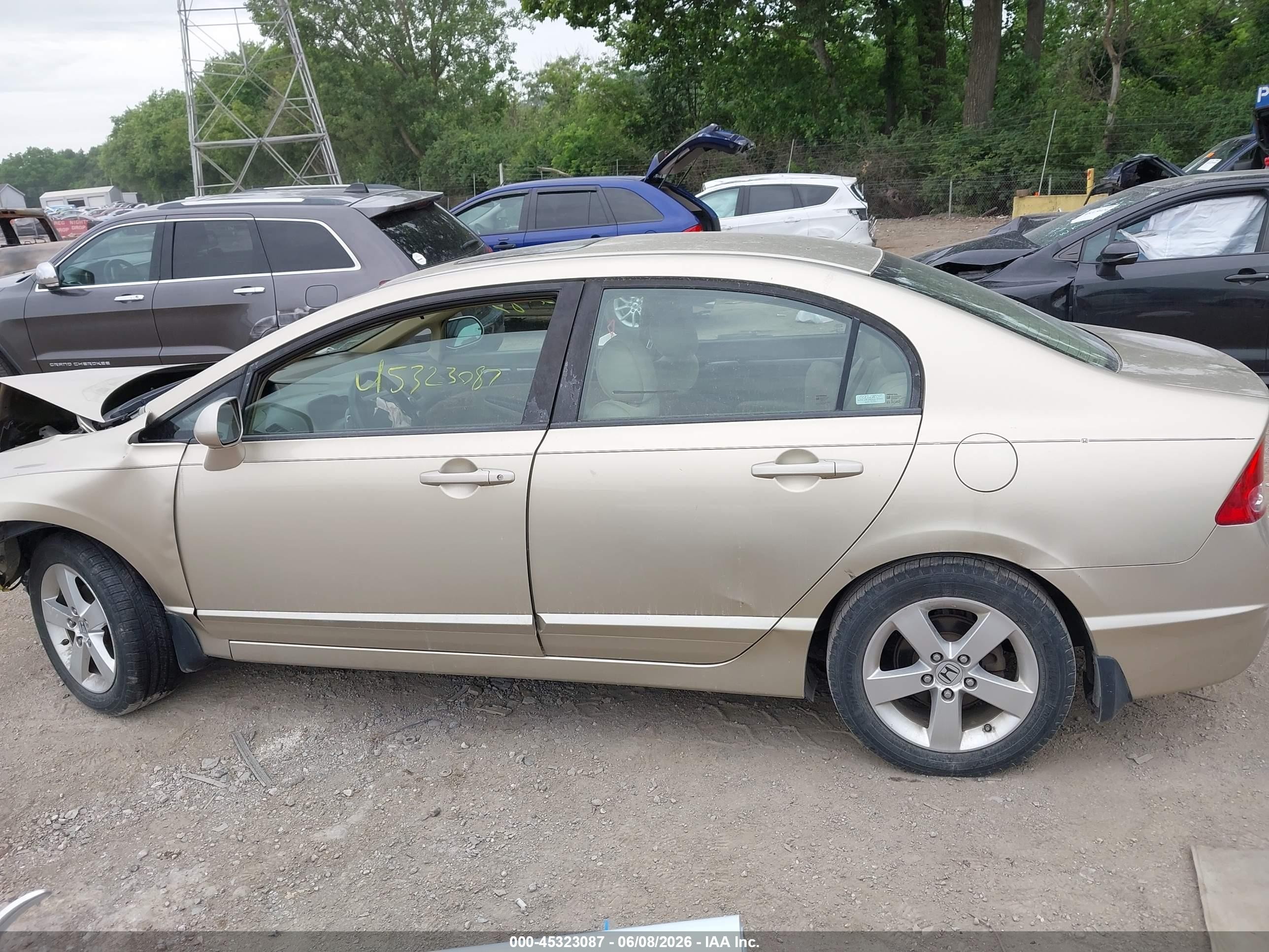 2008 Honda Civic Ex Gold vin: 1HGFA16828L043129