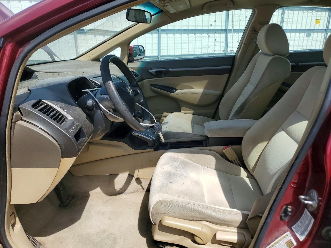 2008 Honda Civic Ex Maroon vin: 1HGFA16828L048430