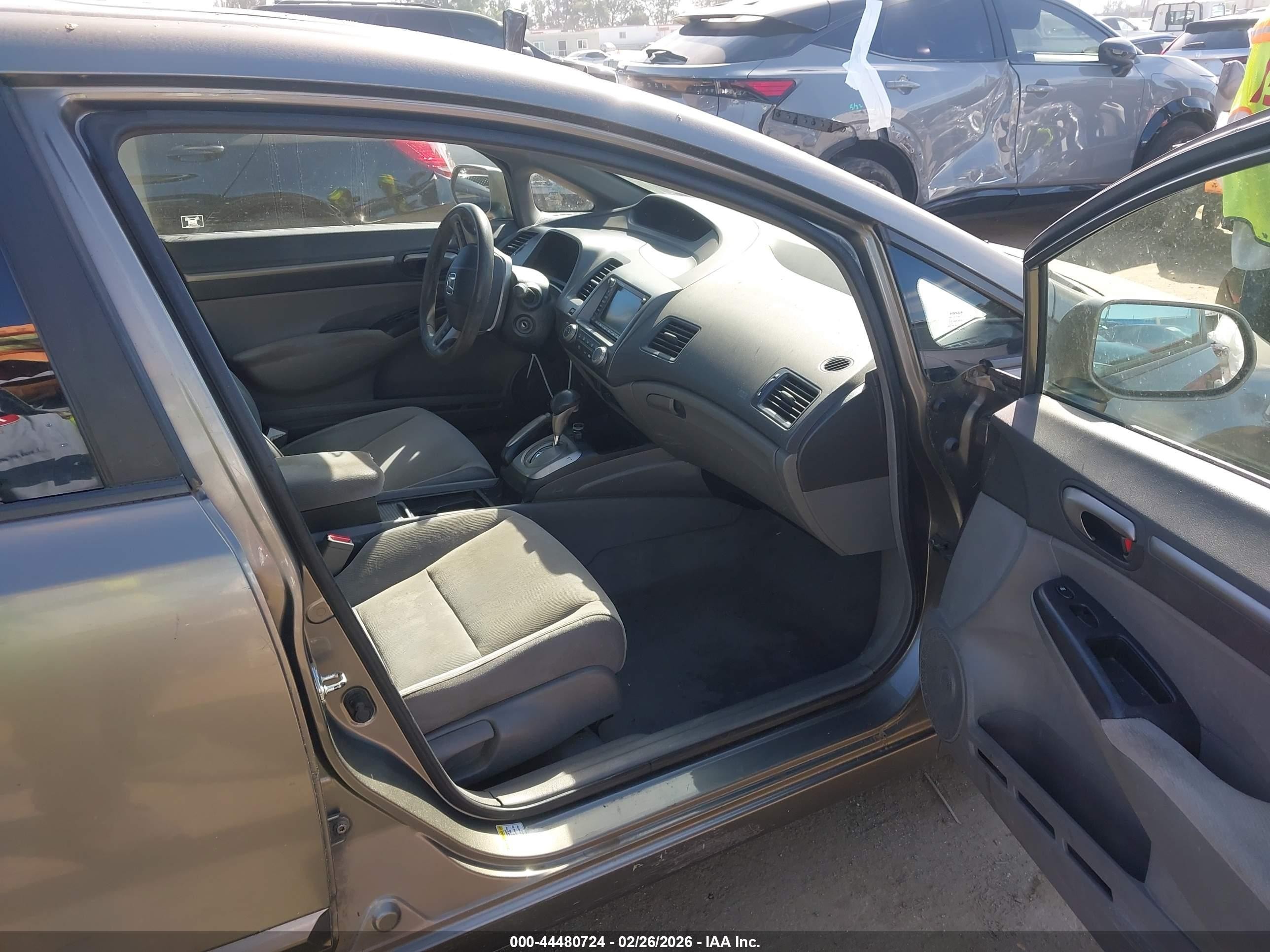 2008 Honda Civic Ex Gray vin: 1HGFA16828L061520