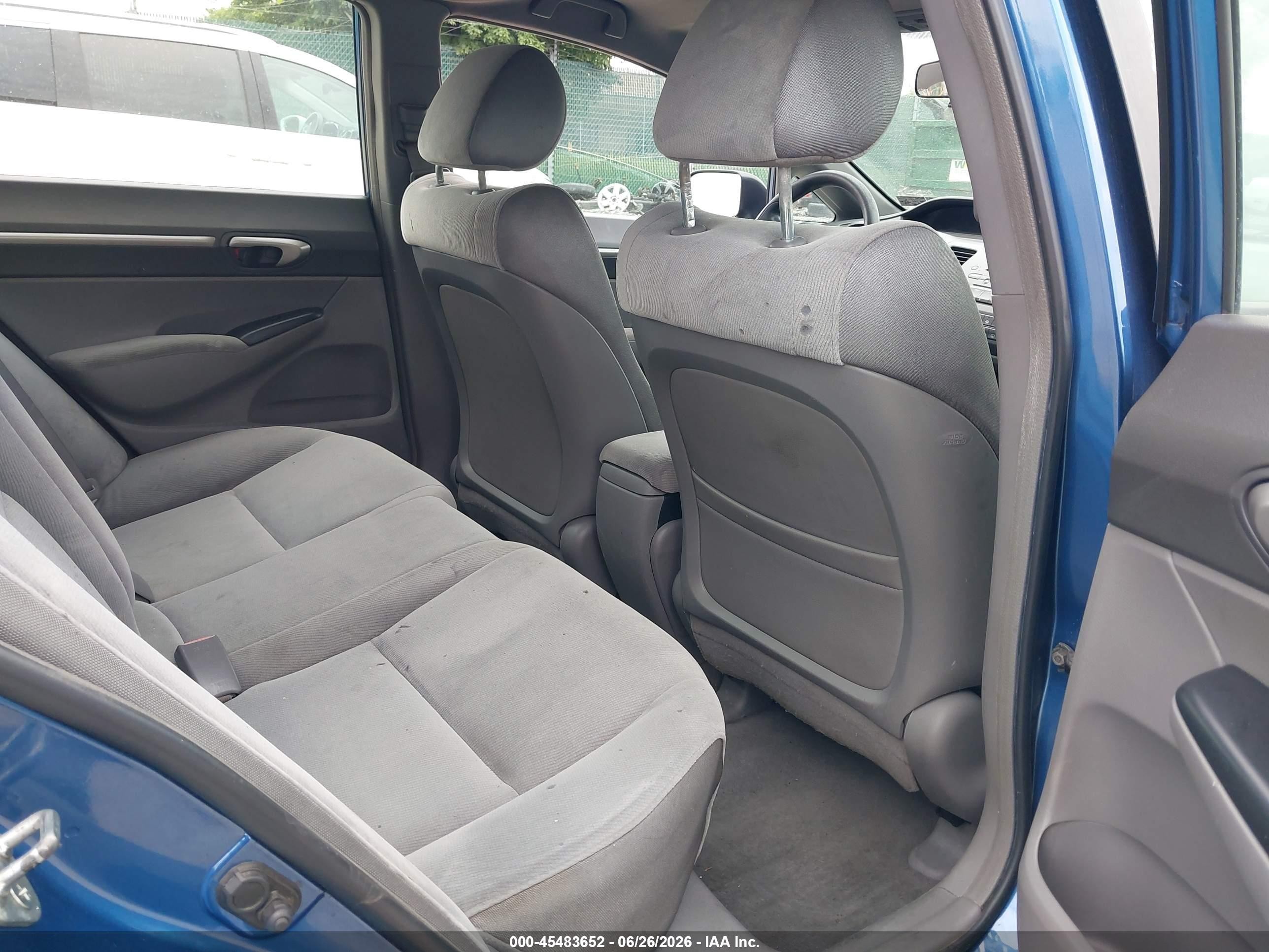 2008 Honda Civic Ex Blue vin: 1HGFA16828L093240
