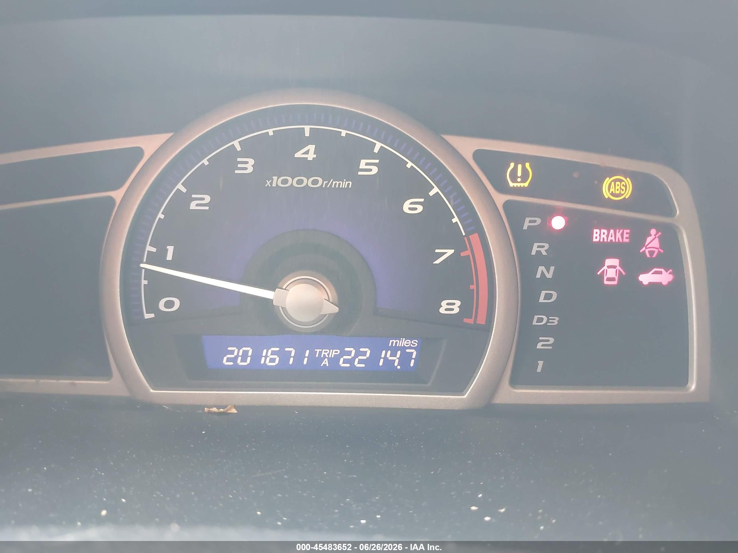 2008 Honda Civic Ex Blue vin: 1HGFA16828L093240