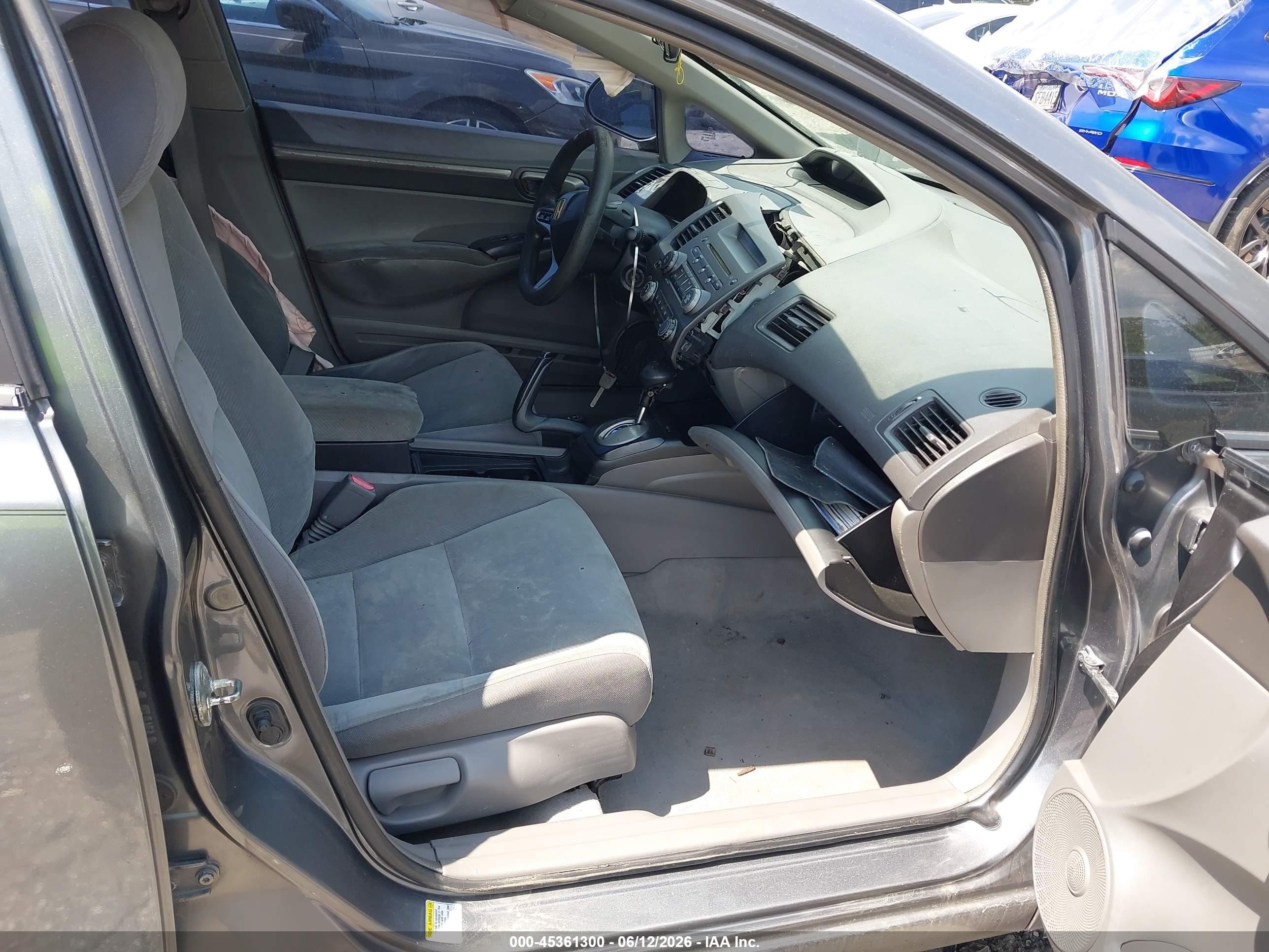 2009 Honda Civic Ex Gray vin: 1HGFA16829L022475