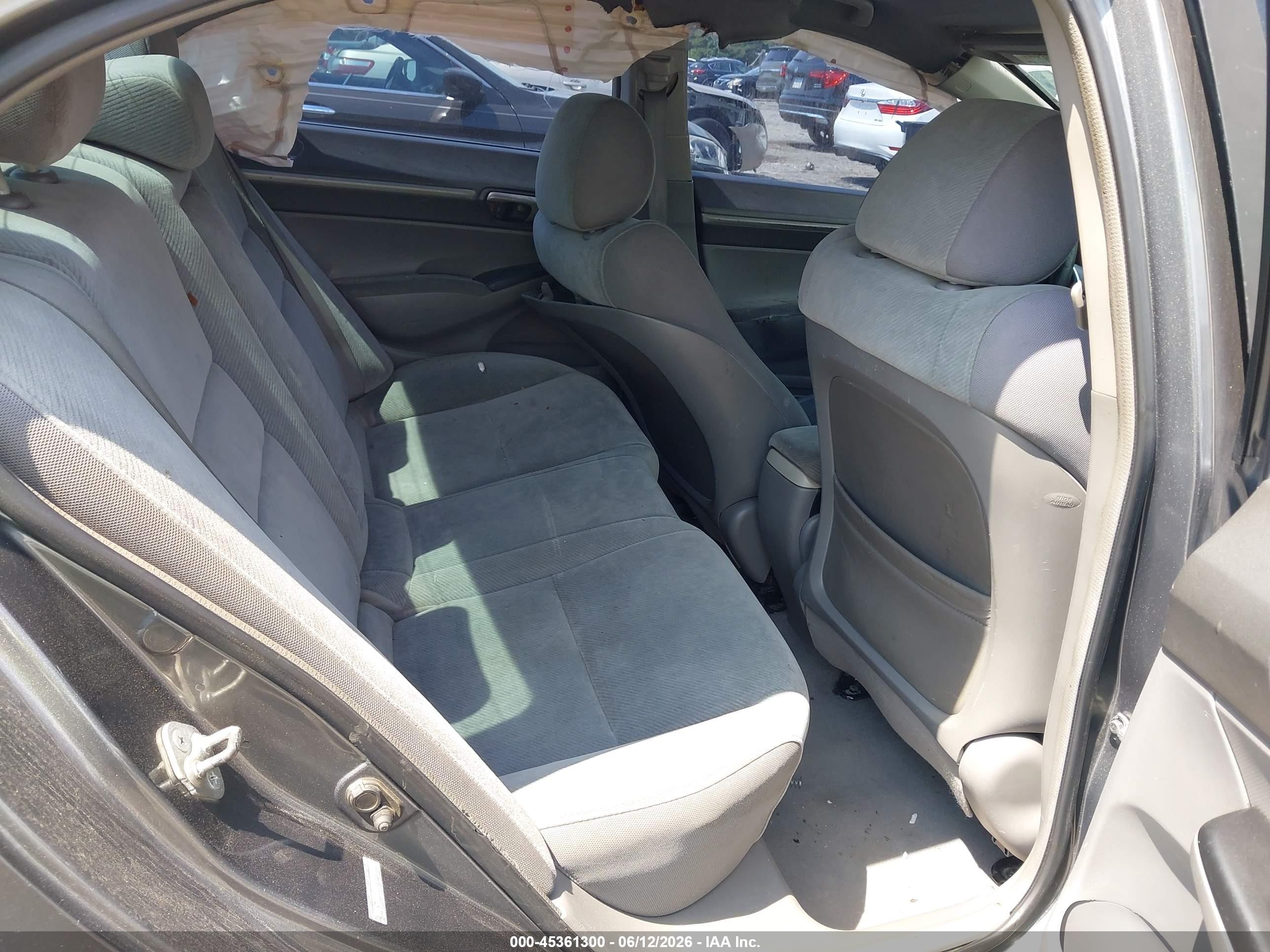 2009 Honda Civic Ex Gray vin: 1HGFA16829L022475