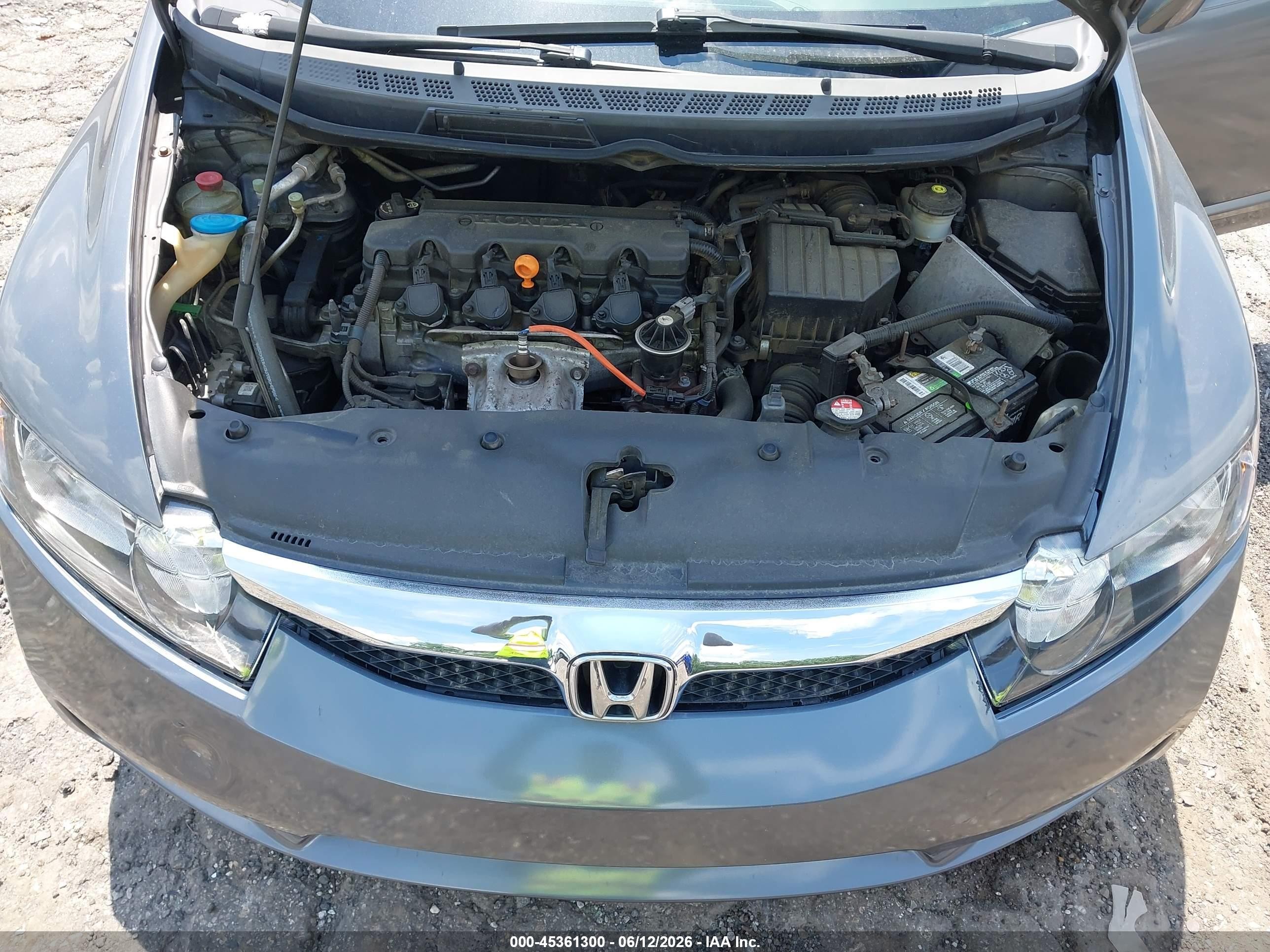 2009 Honda Civic Ex Gray vin: 1HGFA16829L022475