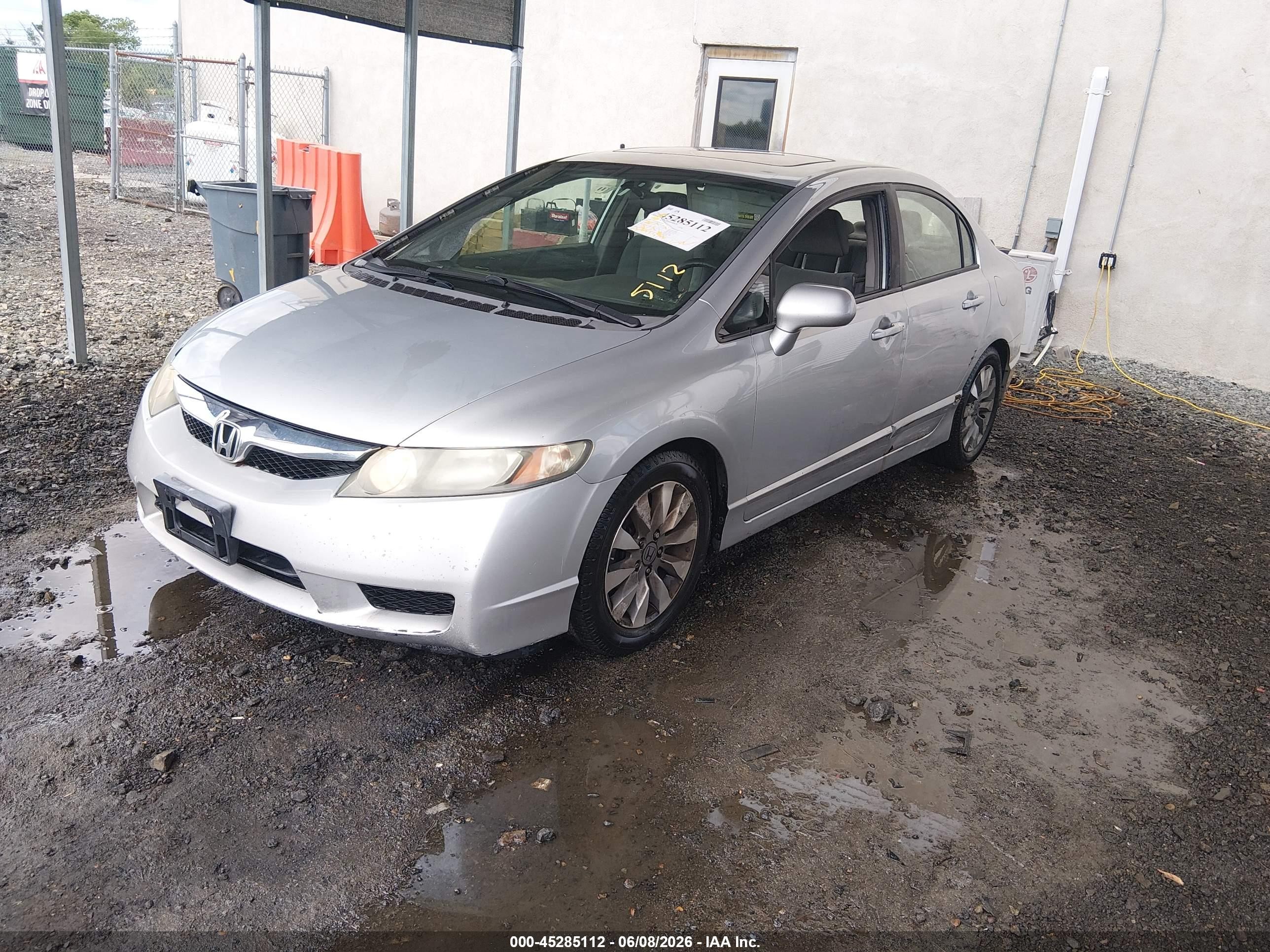 2009 Honda Civic Ex Silver vin: 1HGFA16829L022802