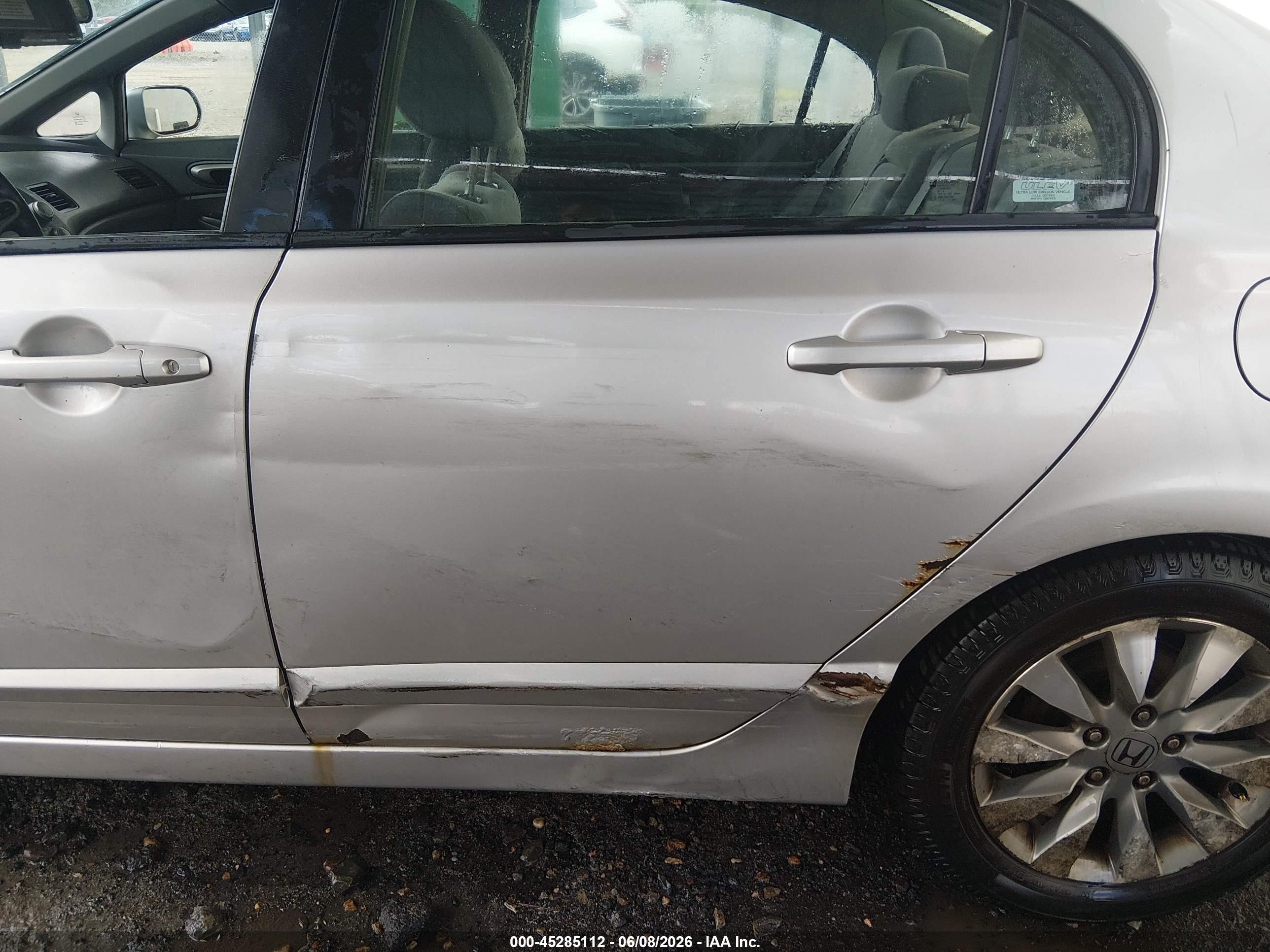2009 Honda Civic Ex Silver vin: 1HGFA16829L022802