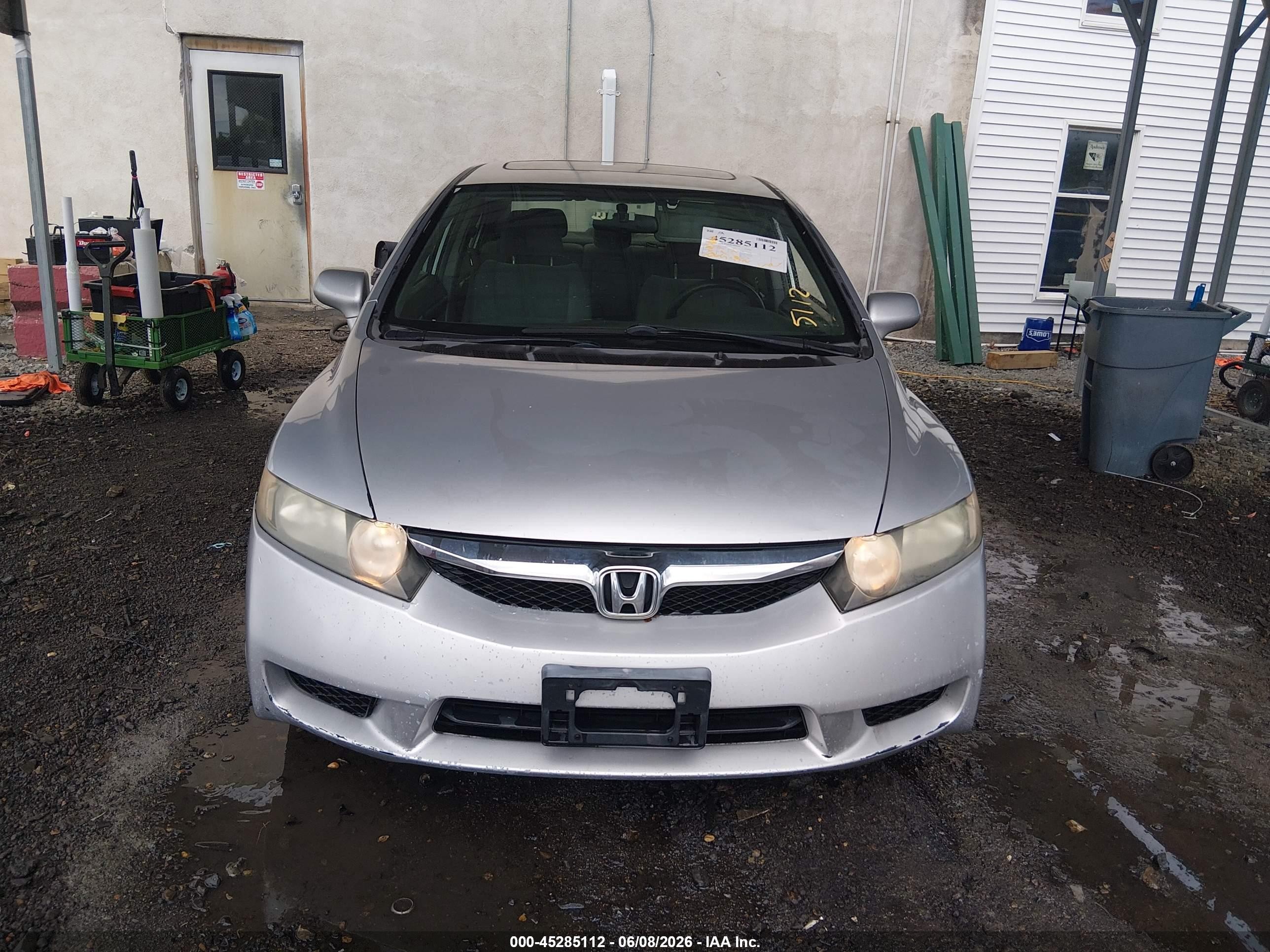 2009 Honda Civic Ex Silver vin: 1HGFA16829L022802