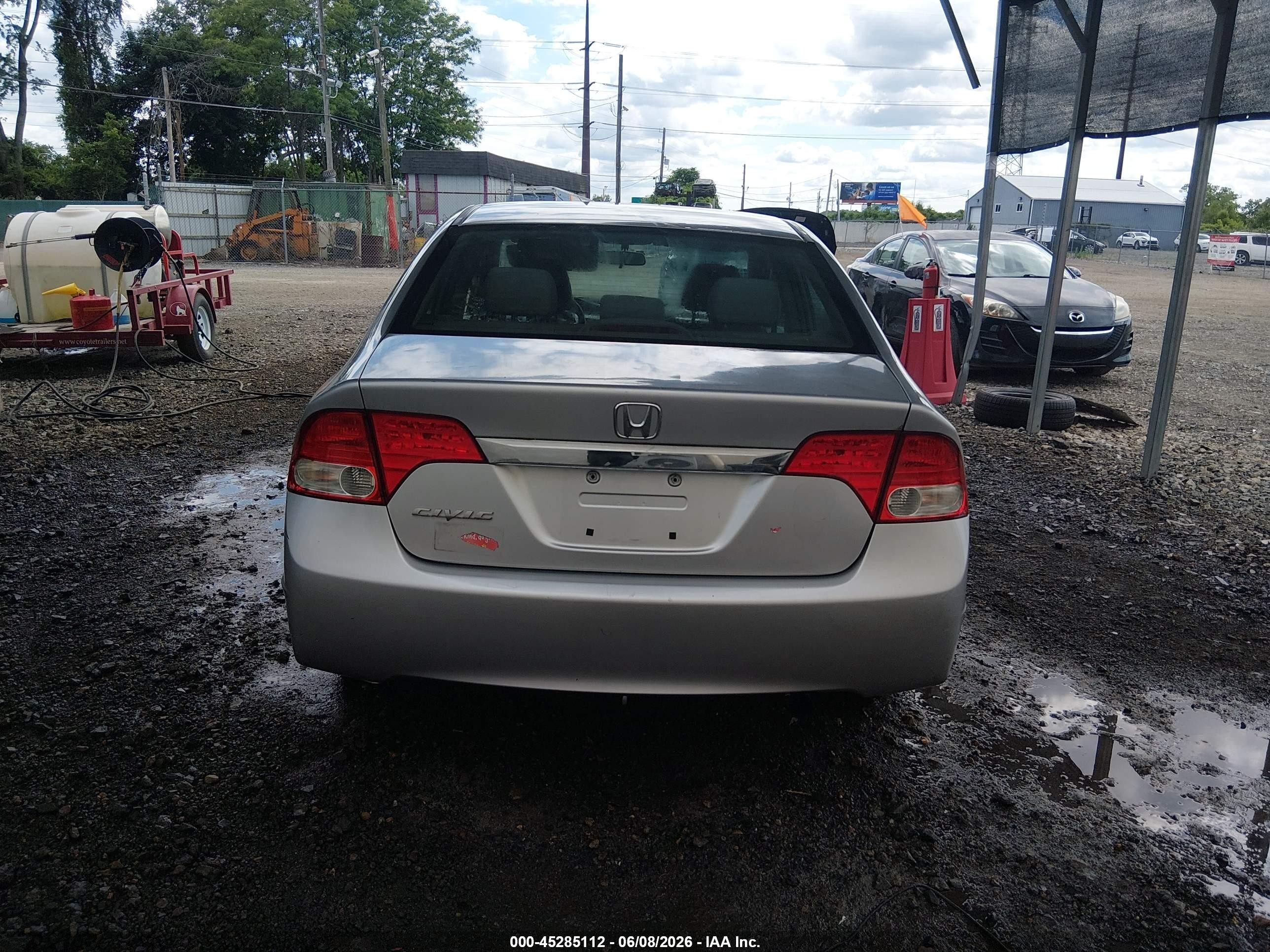 2009 Honda Civic Ex Silver vin: 1HGFA16829L022802