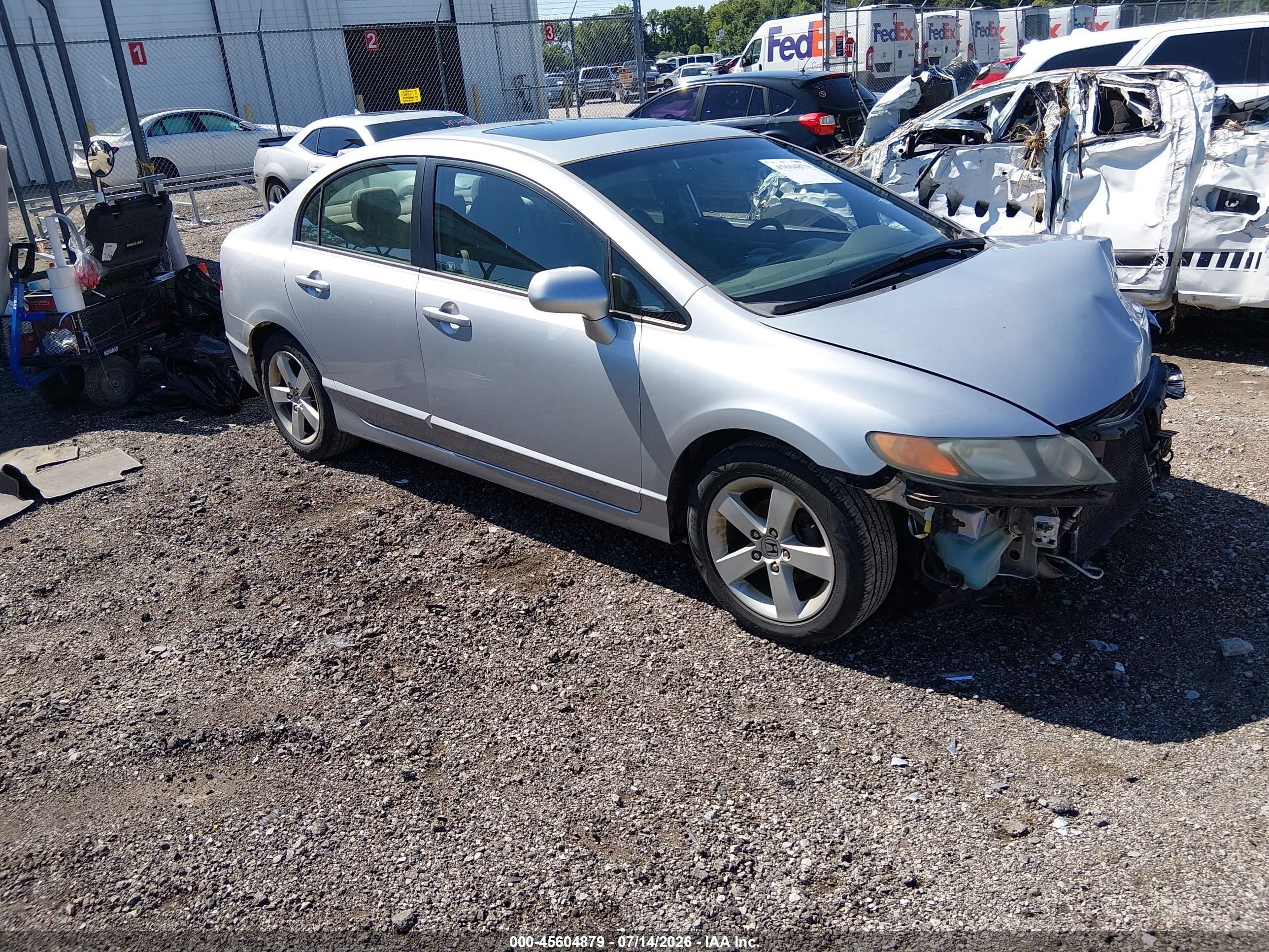 2006 Honda Civic Ex Серый vin: 1HGFA16836L043220