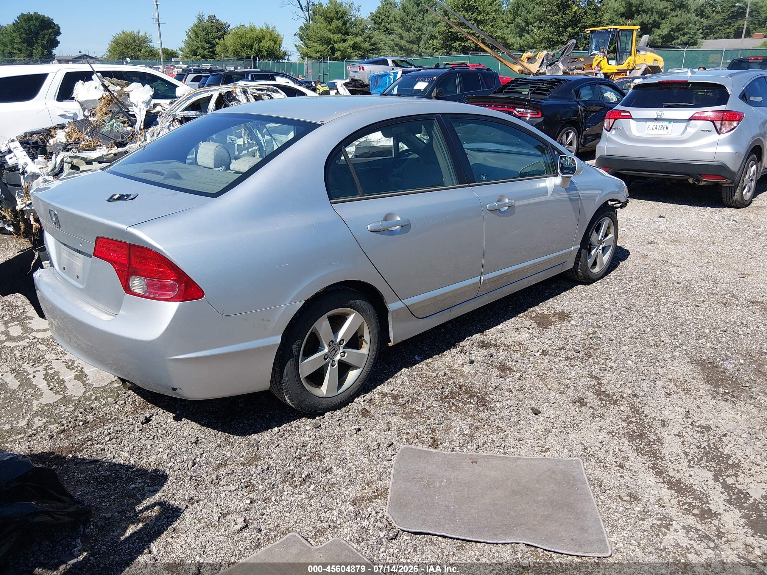 2006 Honda Civic Ex Gray vin: 1HGFA16836L043220