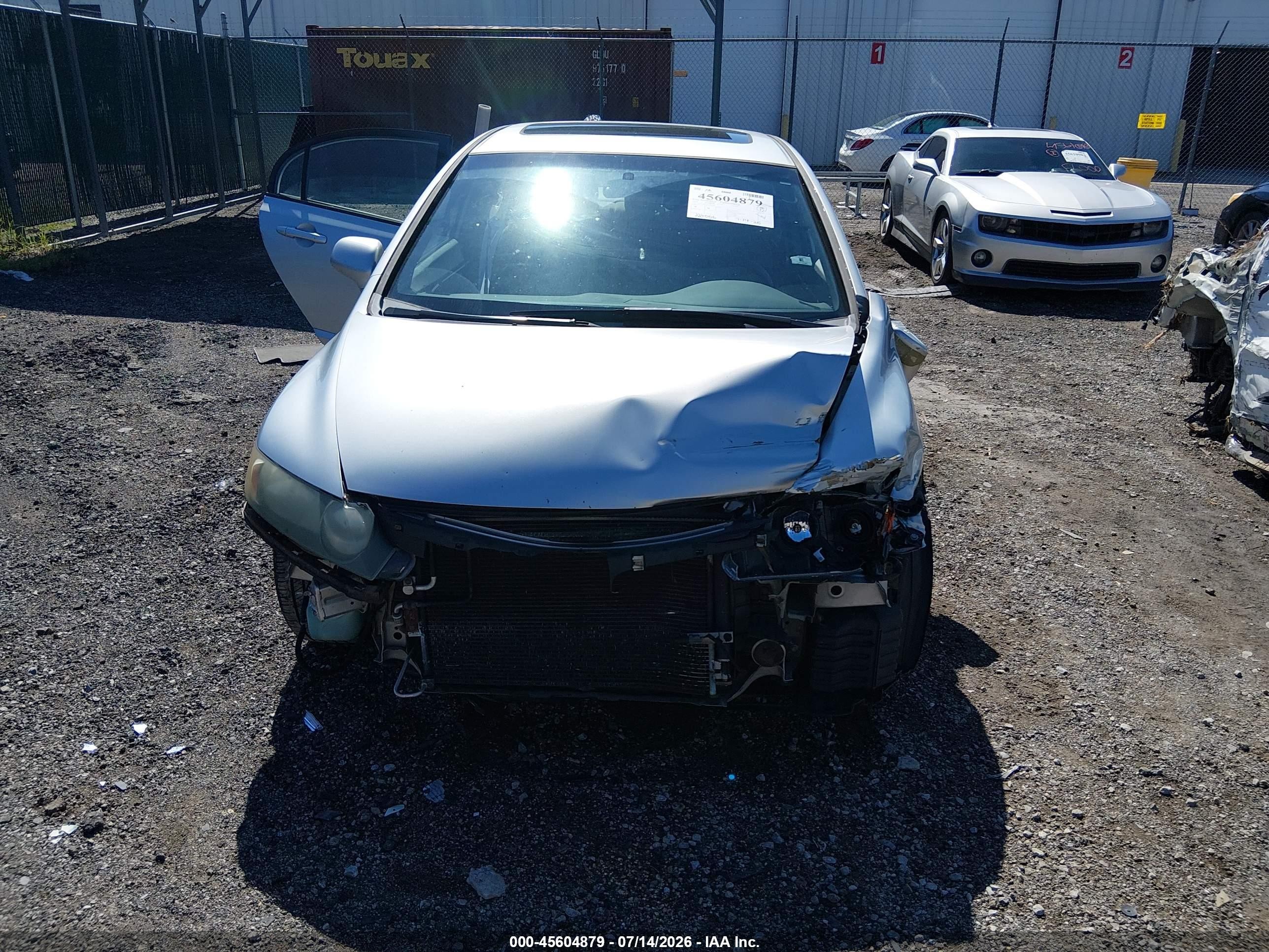 2006 Honda Civic Ex Gray vin: 1HGFA16836L043220