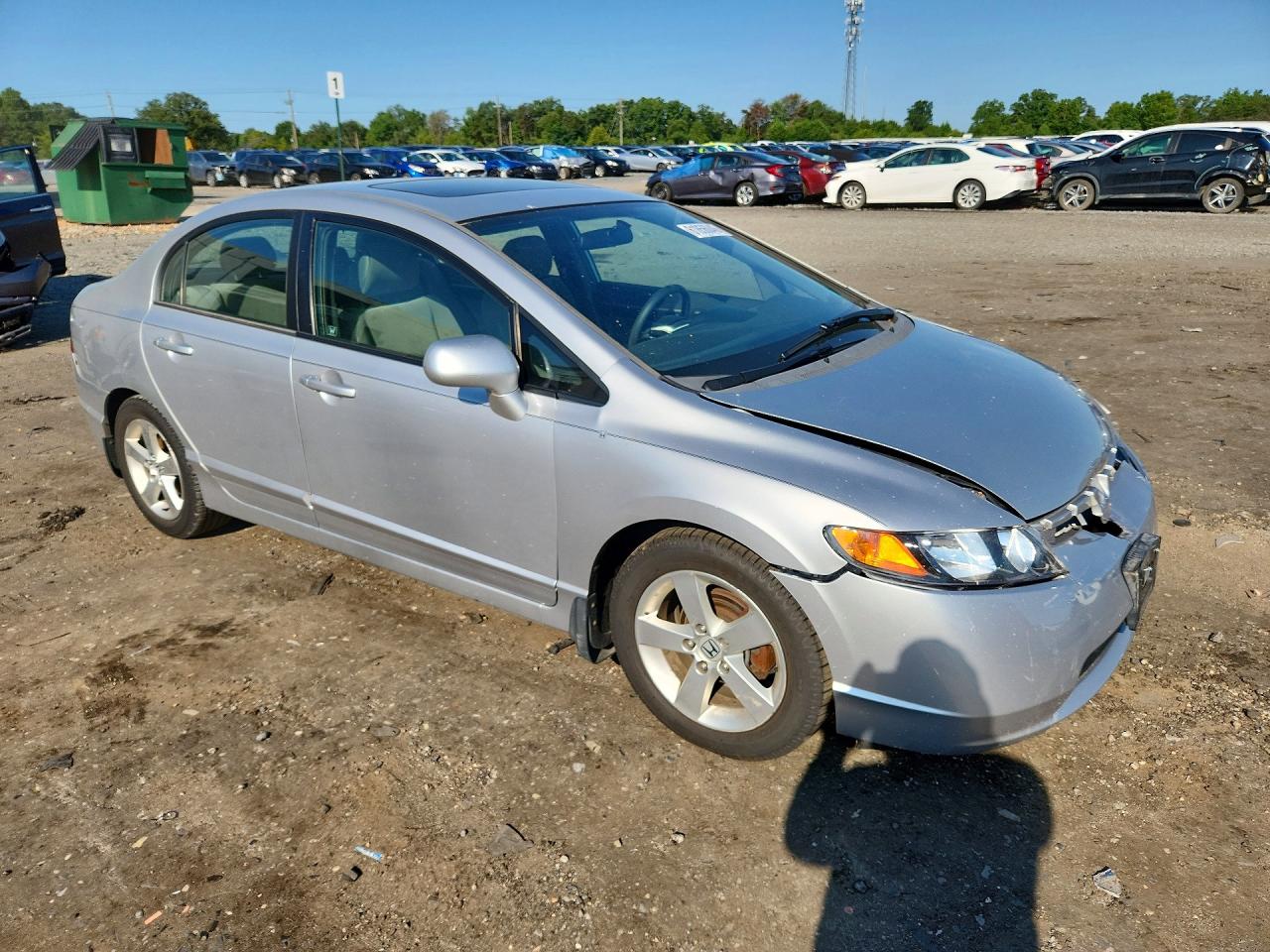 2006 Honda Civic Ex Silver vin: 1HGFA16836L072104