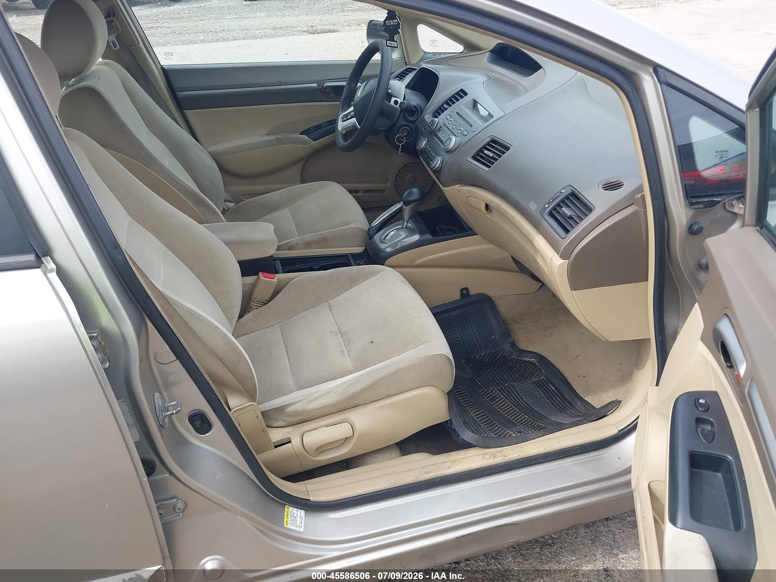 2006 Honda Civic Ex Желто-коричневый vin: 1HGFA16836L077951