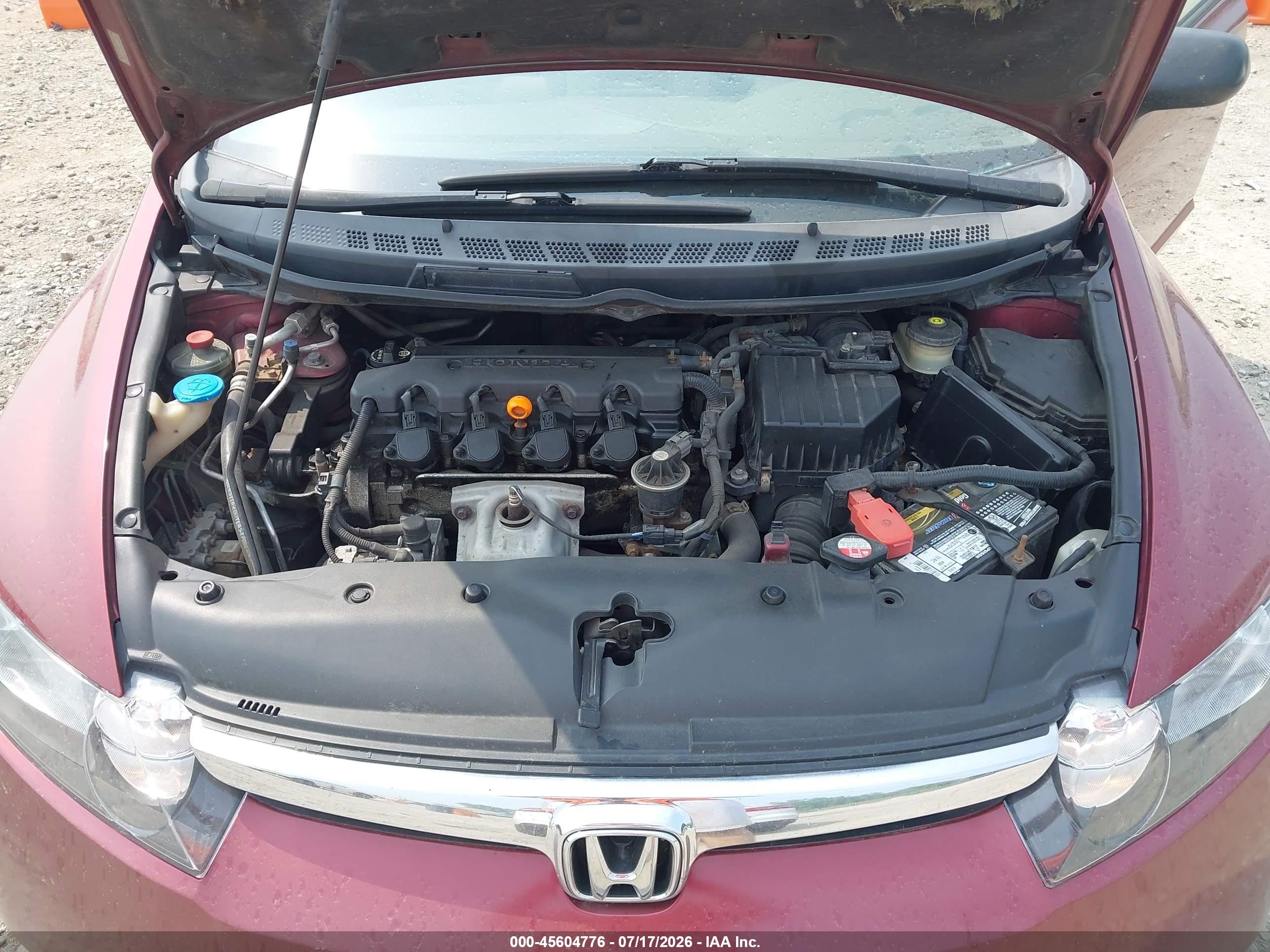 2006 Honda Civic Ex Red vin: 1HGFA16836L084009
