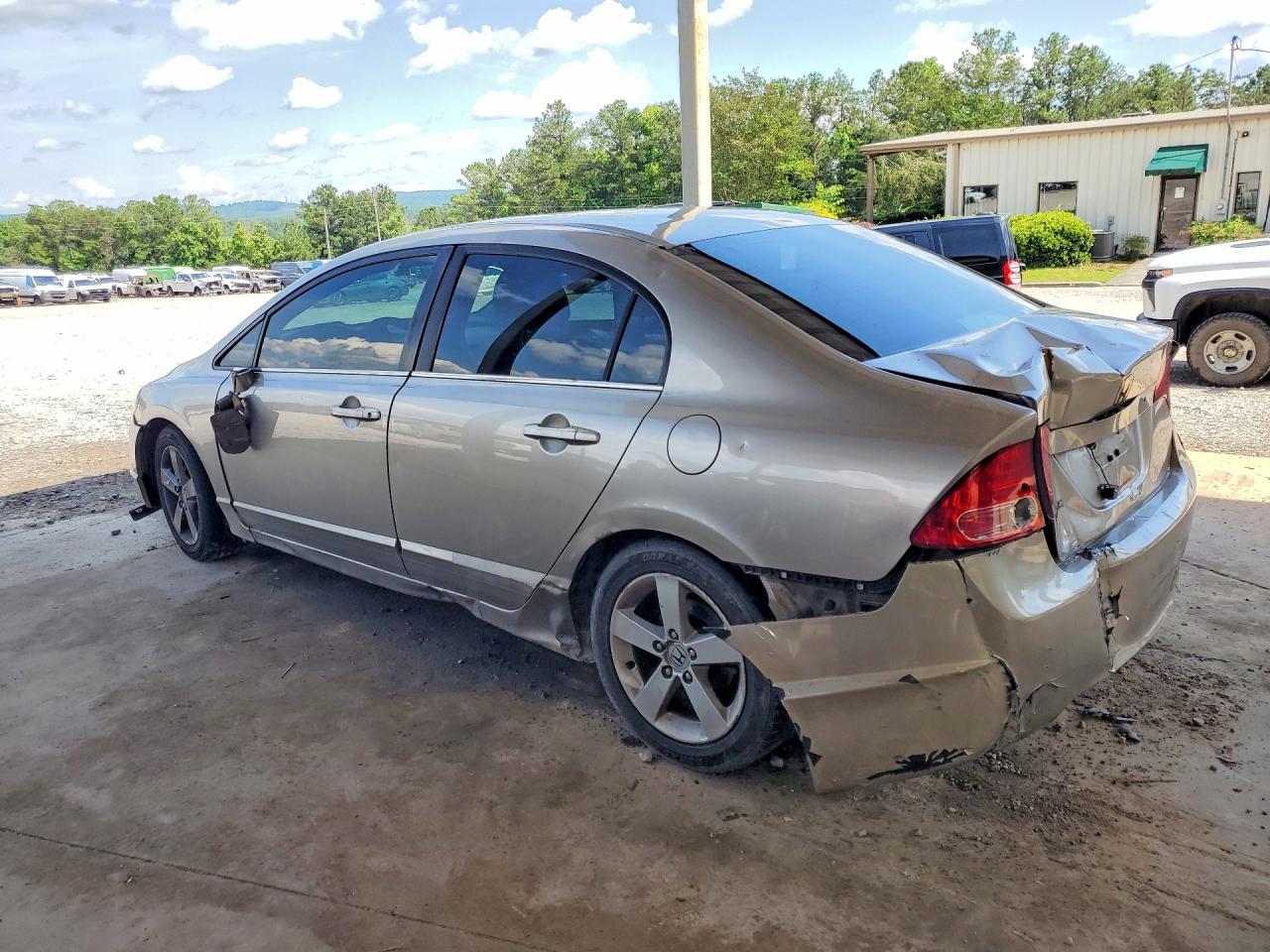 2006 Honda Civic Ex Beige vin: 1HGFA16836L114450