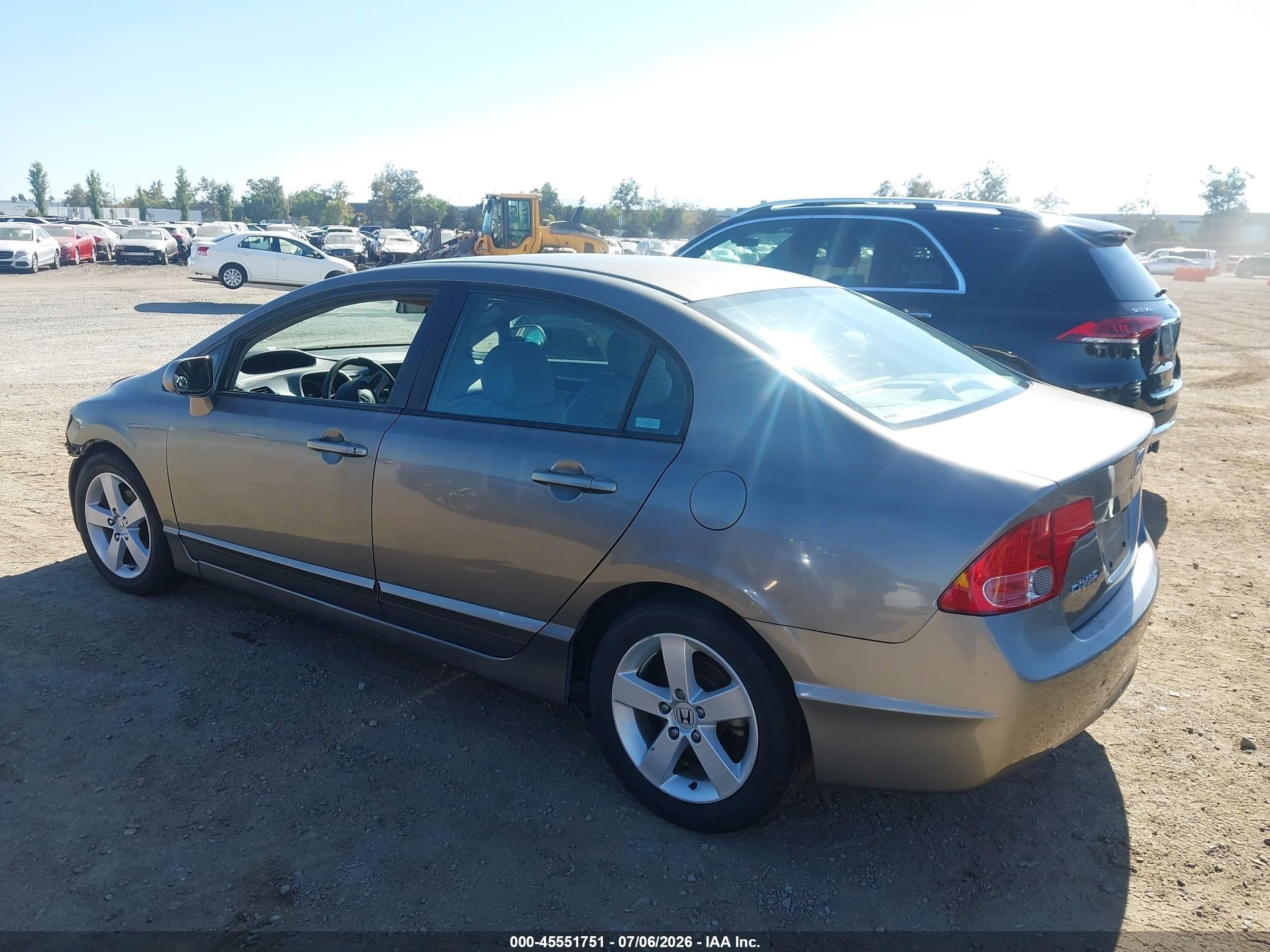 2006 Honda Civic Ex Gray vin: 1HGFA16836L138909