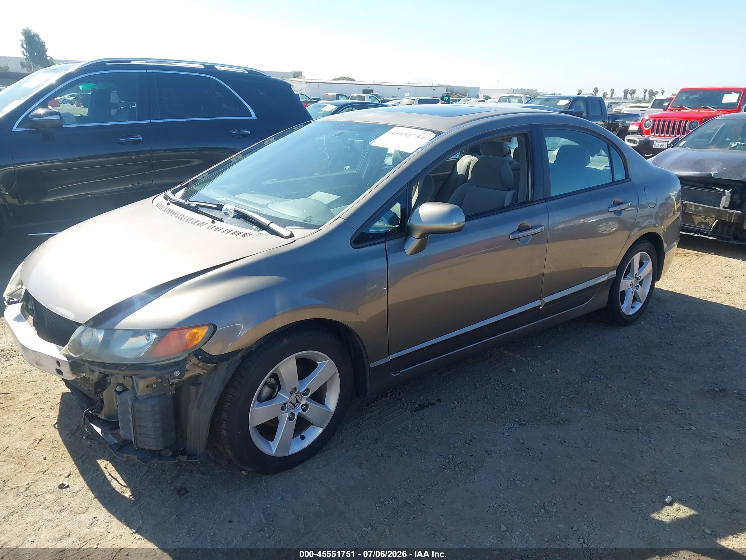 2006 Honda Civic Ex Gray vin: 1HGFA16836L138909