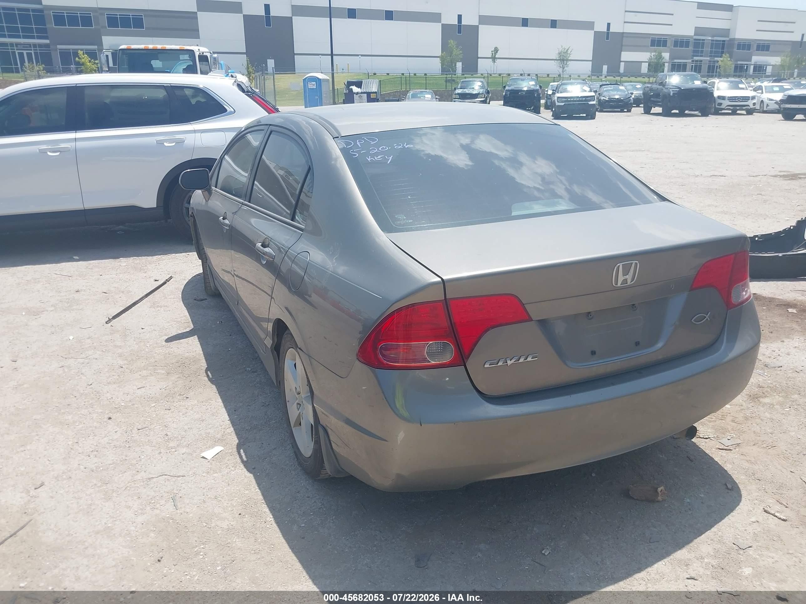 2006 Honda Civic Ex Brown vin: 1HGFA16836L153149